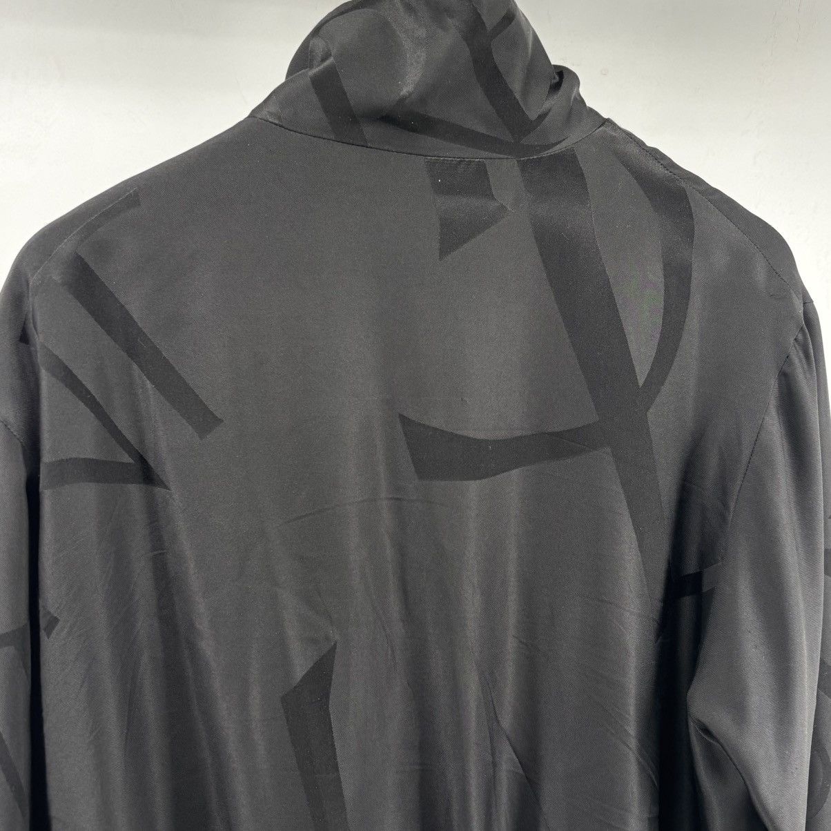 Saint Laurent Paris Saint Laurent Paris Black Silk Teddy Cassandre Size US L / EU 52-54 / 3 - 4 Thumbnail