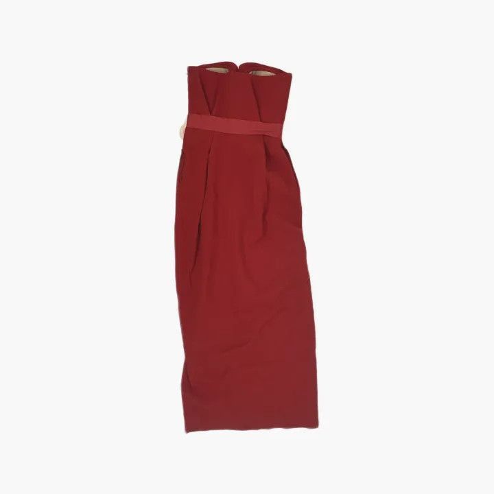 Lanvin Lanvin Elegant Solid Color Strapless Dress -2508 Size US 36 / EU 52 - 2 Thumbnail