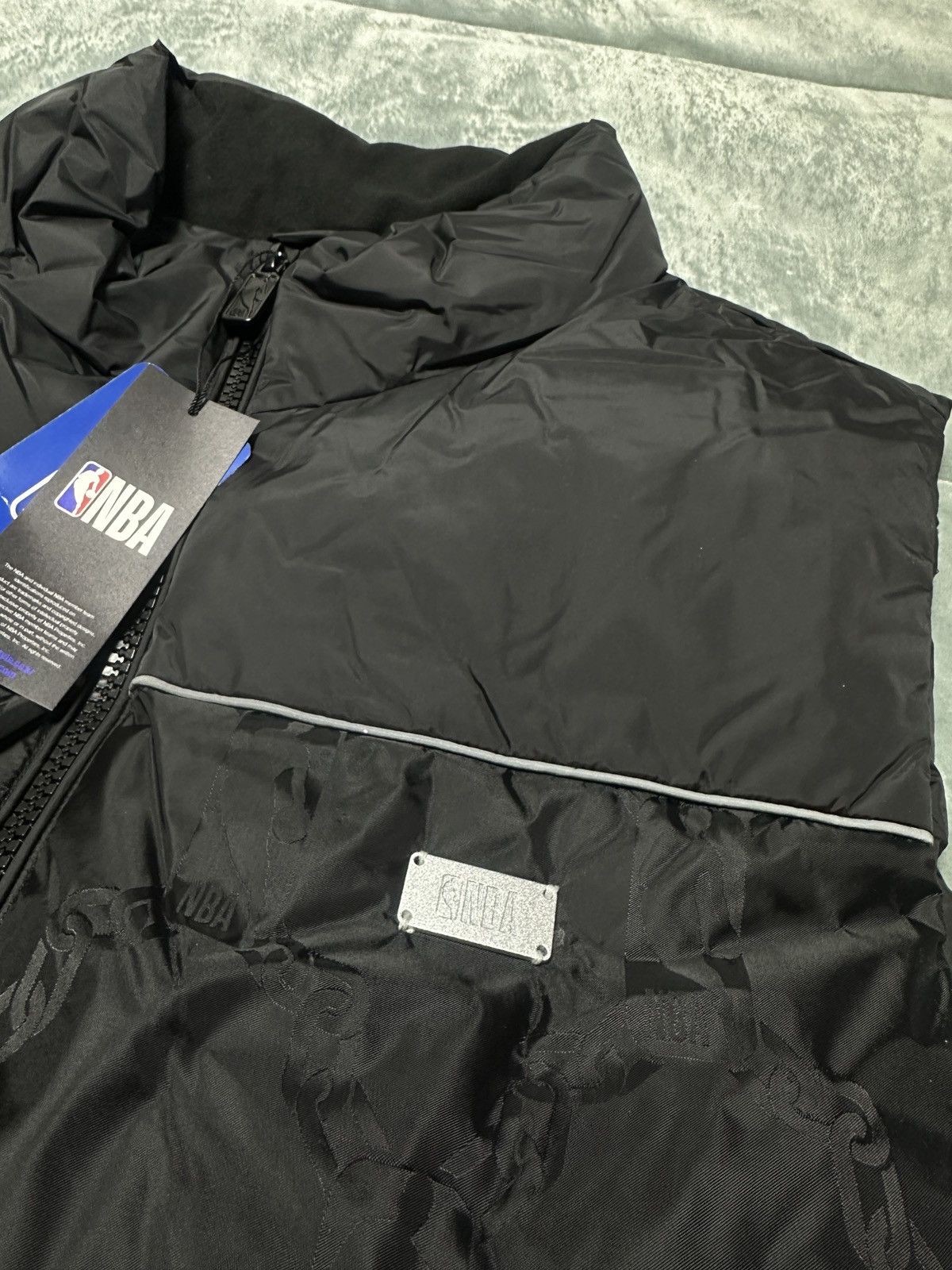 NBA *NEW NBA Style Black Puffer Vest Size XL Loose Fit Unisex Size US XL / EU 56 / 4 - 4 Thumbnail