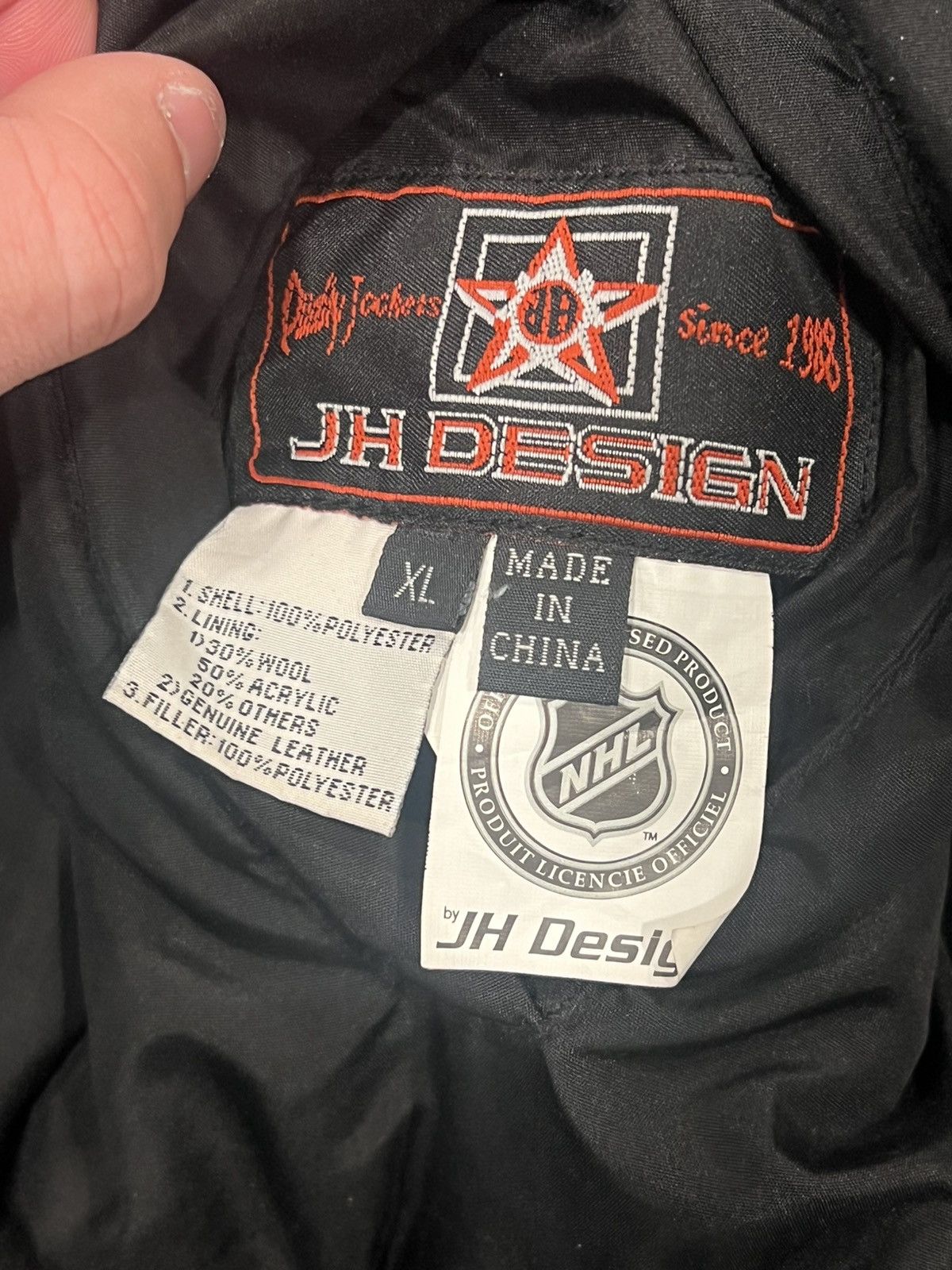 JH Design × Vintage Jh design Detroit Red Wings Hockey Reversible Jacket Size US XL / EU 56 / 4 - 7 Thumbnail