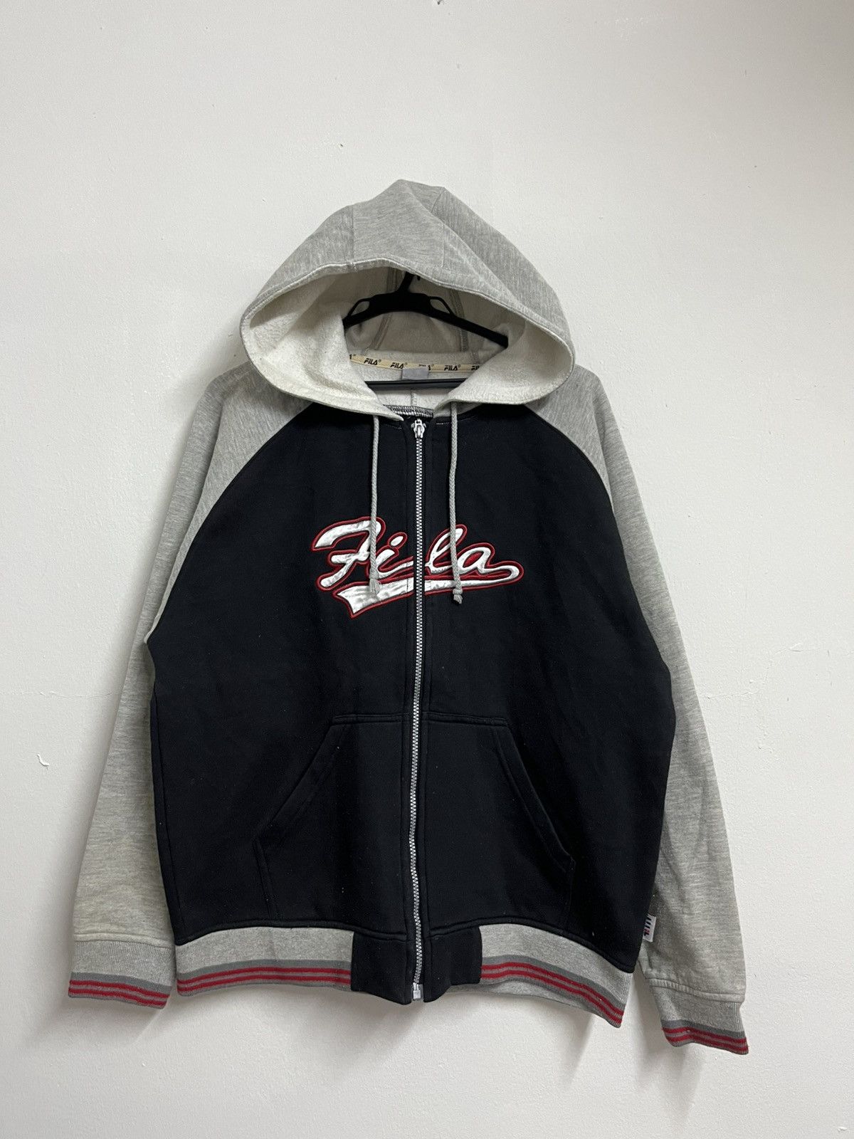 Bjorn Borg FILA BIG LOGO HOODED ZIPPER JACKETS Size US L / EU 52-54 / 3 - 1 Thumbnail