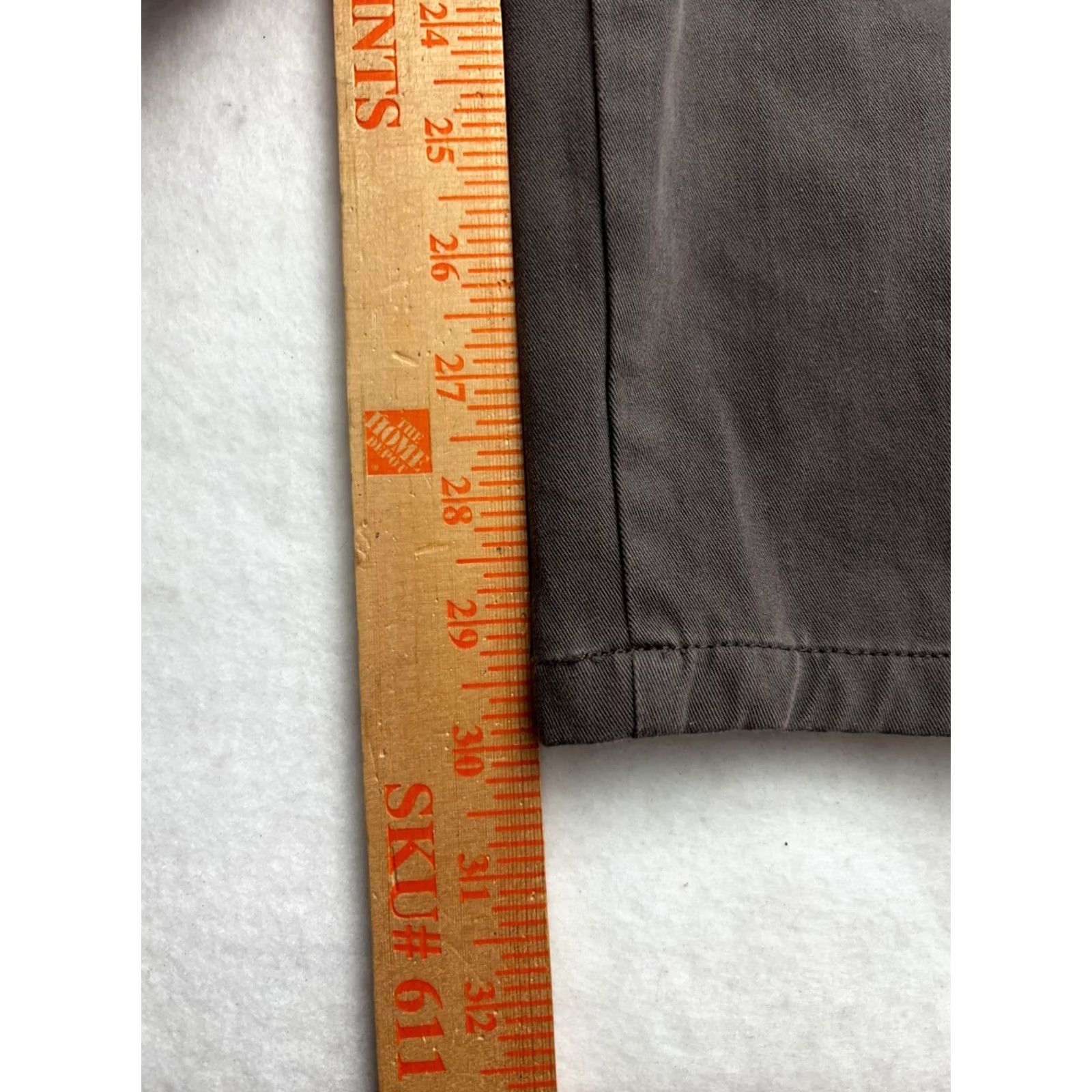 Everlane Everlane Chinos Mens 38 Gray Uniform Slim Fit Stretch Chino Pant Pockets Zip Button 38x30 Size US 38 / EU 54 - 6 Thumbnail