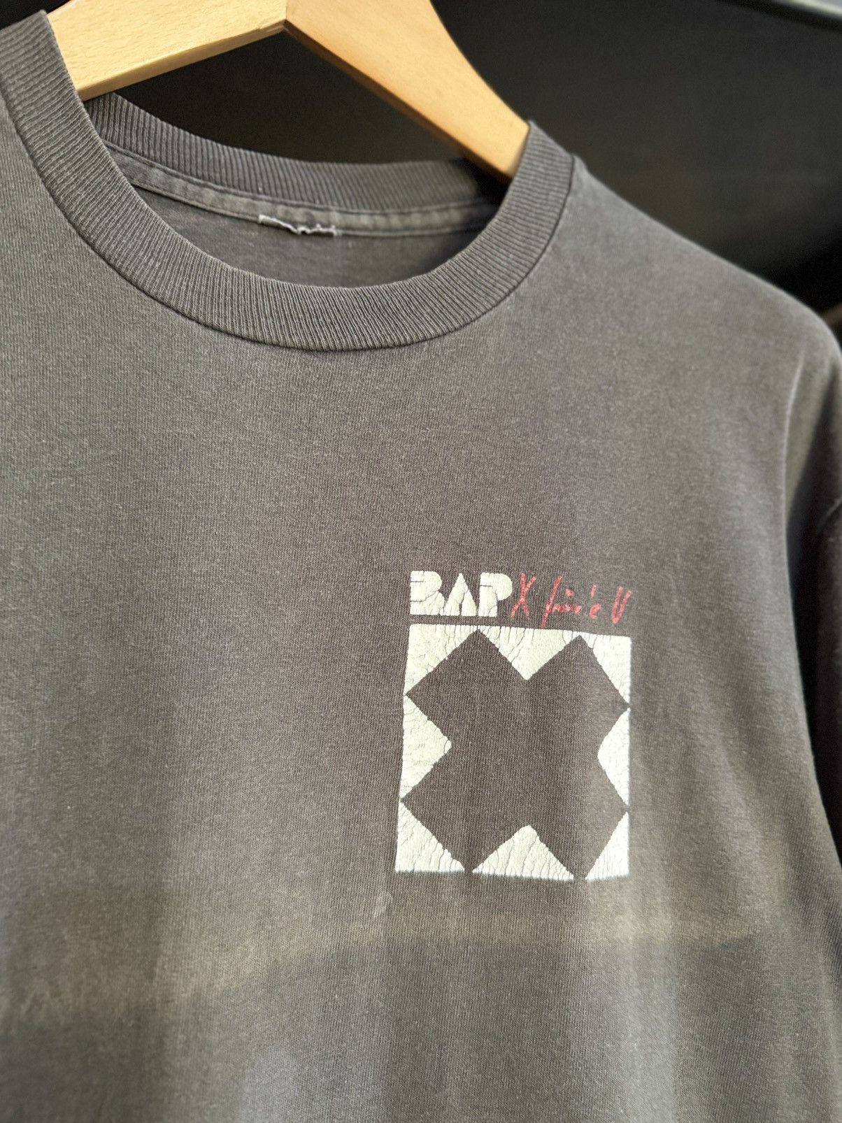 Band Tees Thrashed Vintage 90s BAP Germany Rock Band Tour Sun Faded T Size US L / EU 52-54 / 3 - 6 Thumbnail