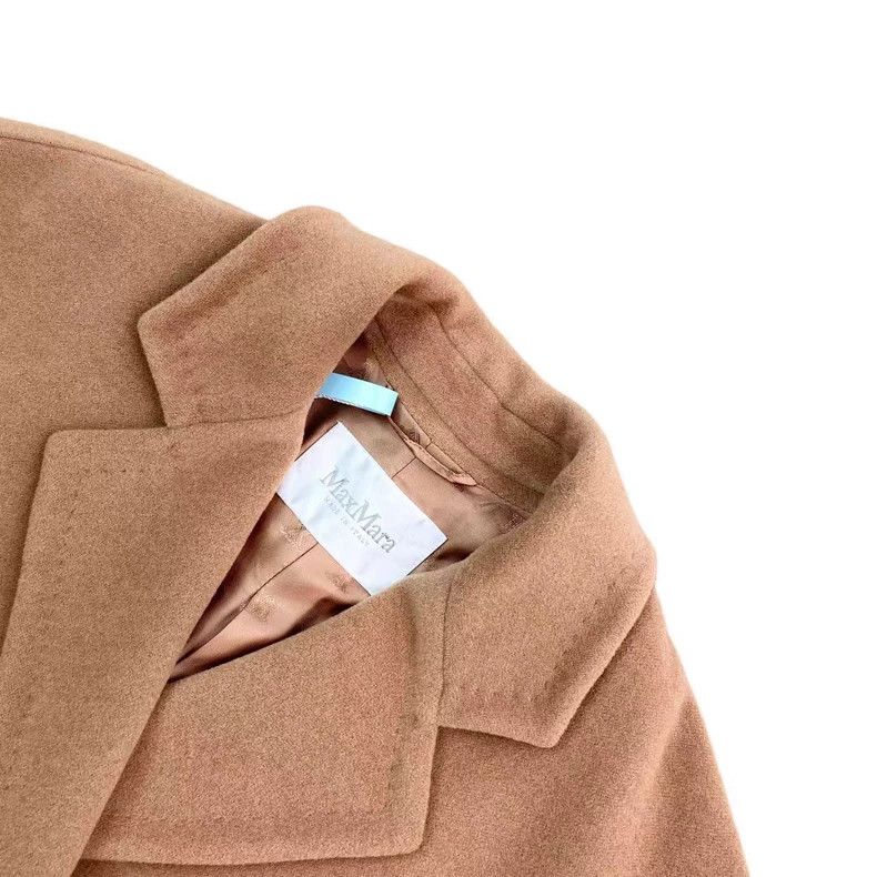 Max Mara Max Mara Classic Short 101801 Camel Coat Size XS / US 0-2 / IT 36-38 - 2 Thumbnail