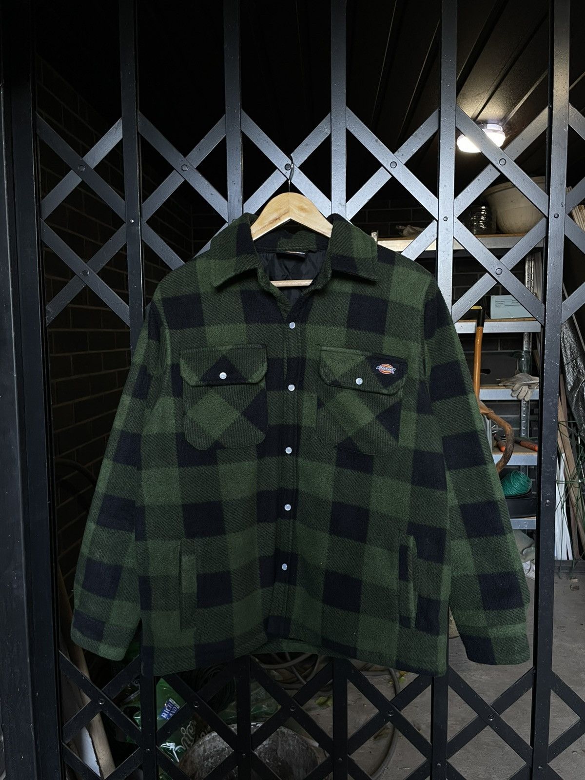 Dickies × Vintage Vintage Dickies Flannel Fleece Jacket Overshirt Y2K Size US M / EU 48-50 / 2 - 5 Thumbnail
