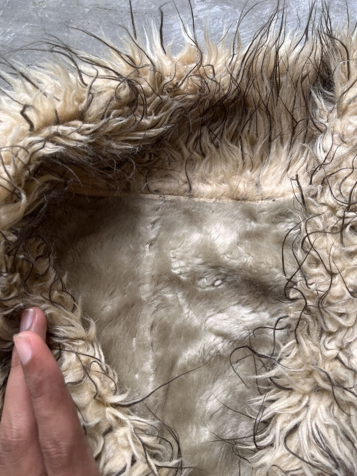 If Six Was Nine × Japanese Brand × Le Grande Bleu (L.G.B.) UNBRAND FUR HEAVY COATS HOMELESS Size US S / EU 44-46 / 1 - 3 Thumbnail