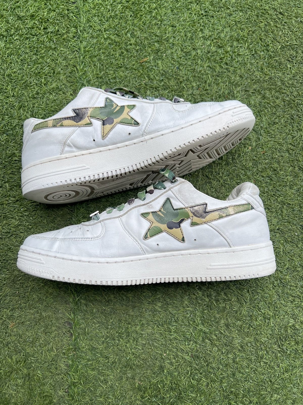 Bape 💥Bape Sta Low White Camo 🍀 Size US 12 / EU 45 - 3 Thumbnail