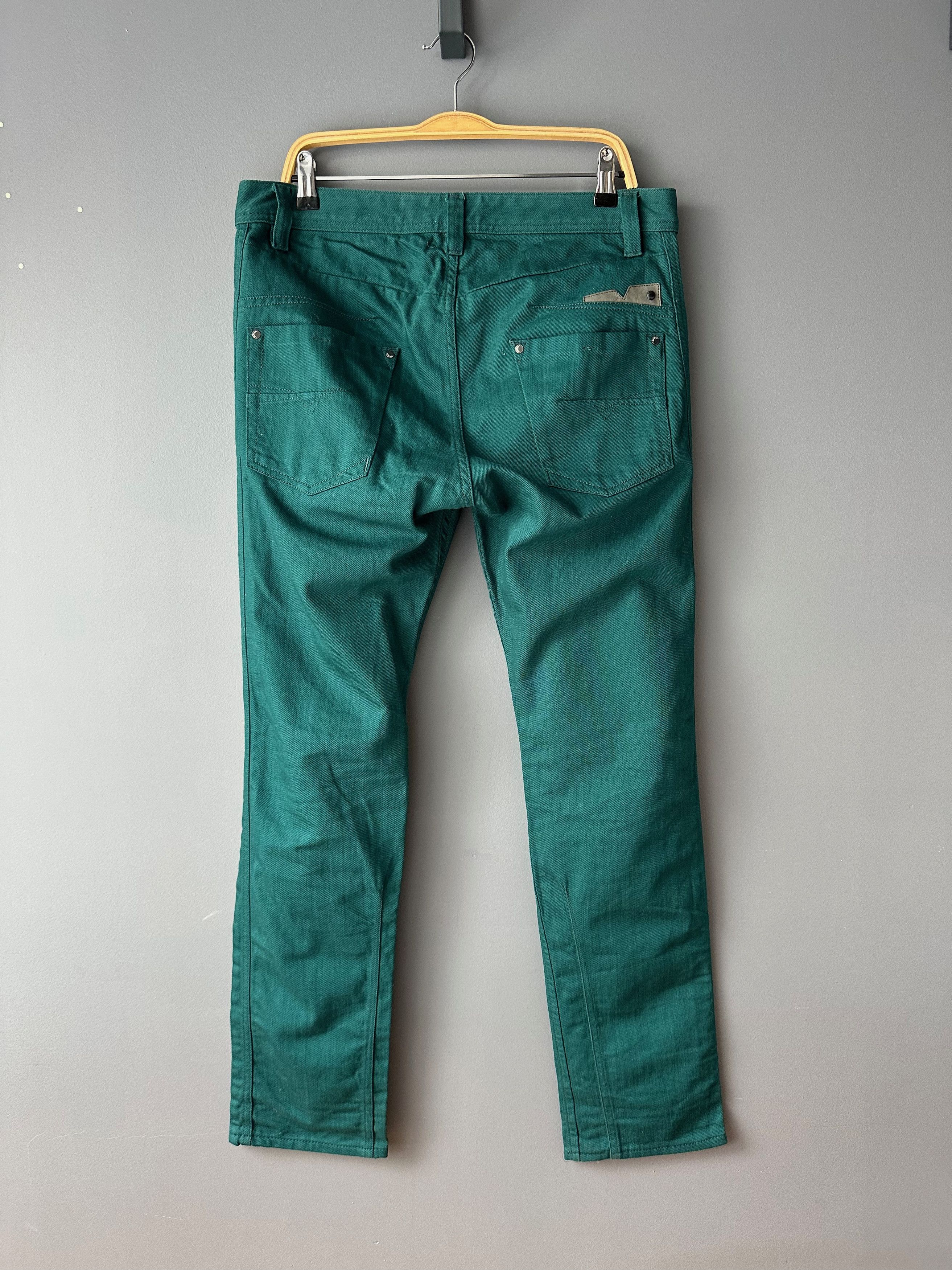 Diesel Diesel Darron 008QU Regular Slim Tapered Jeans Mens 32 x 32 Size US 32 / EU 48 - 4 Thumbnail
