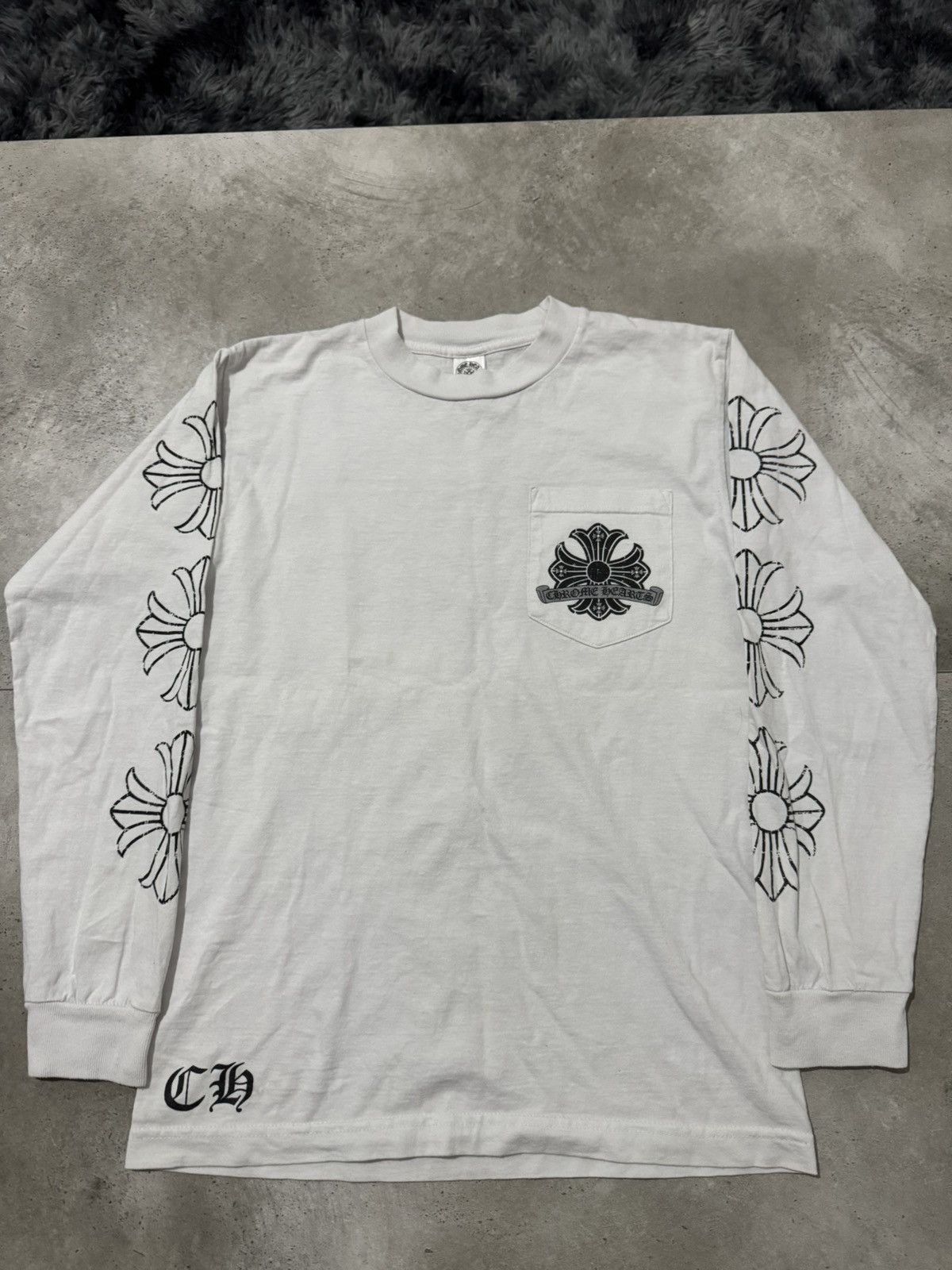 Chrome Hearts Chrome Hearts white long sleeve Size US S / EU 44-46 / 1 - 4 Thumbnail