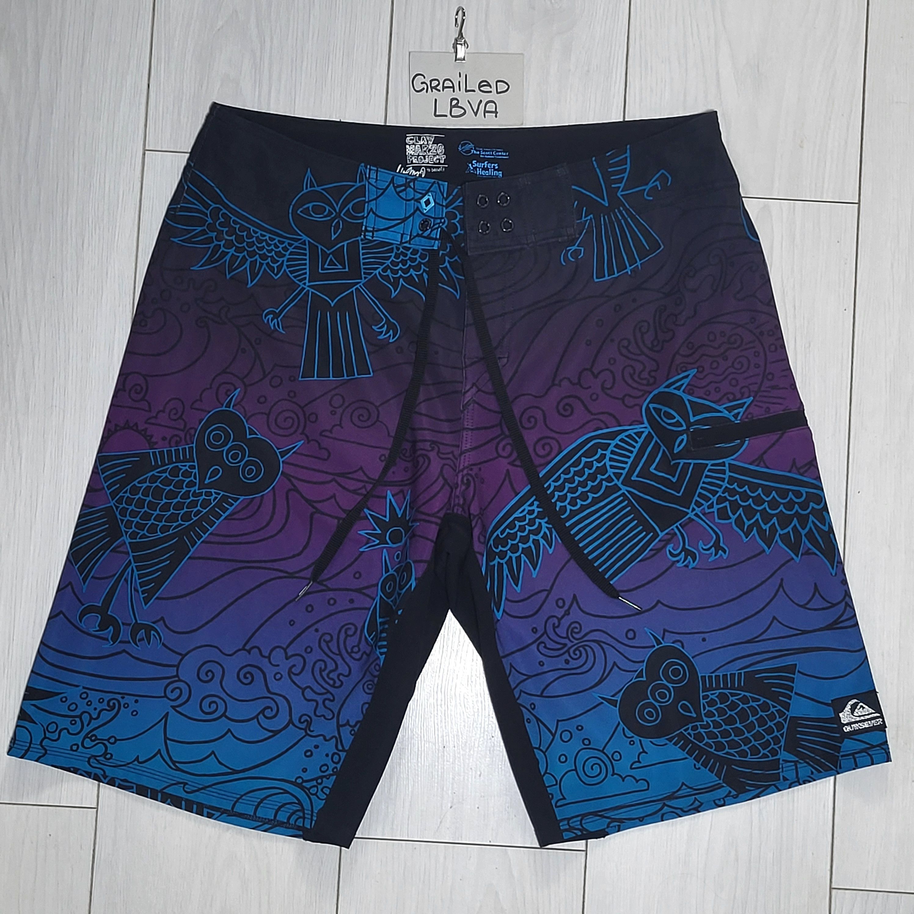 Quiksilver Quiksilver mistic style Clay Marzo project surf shorts Size US 32 / EU 48 - 1 Thumbnail