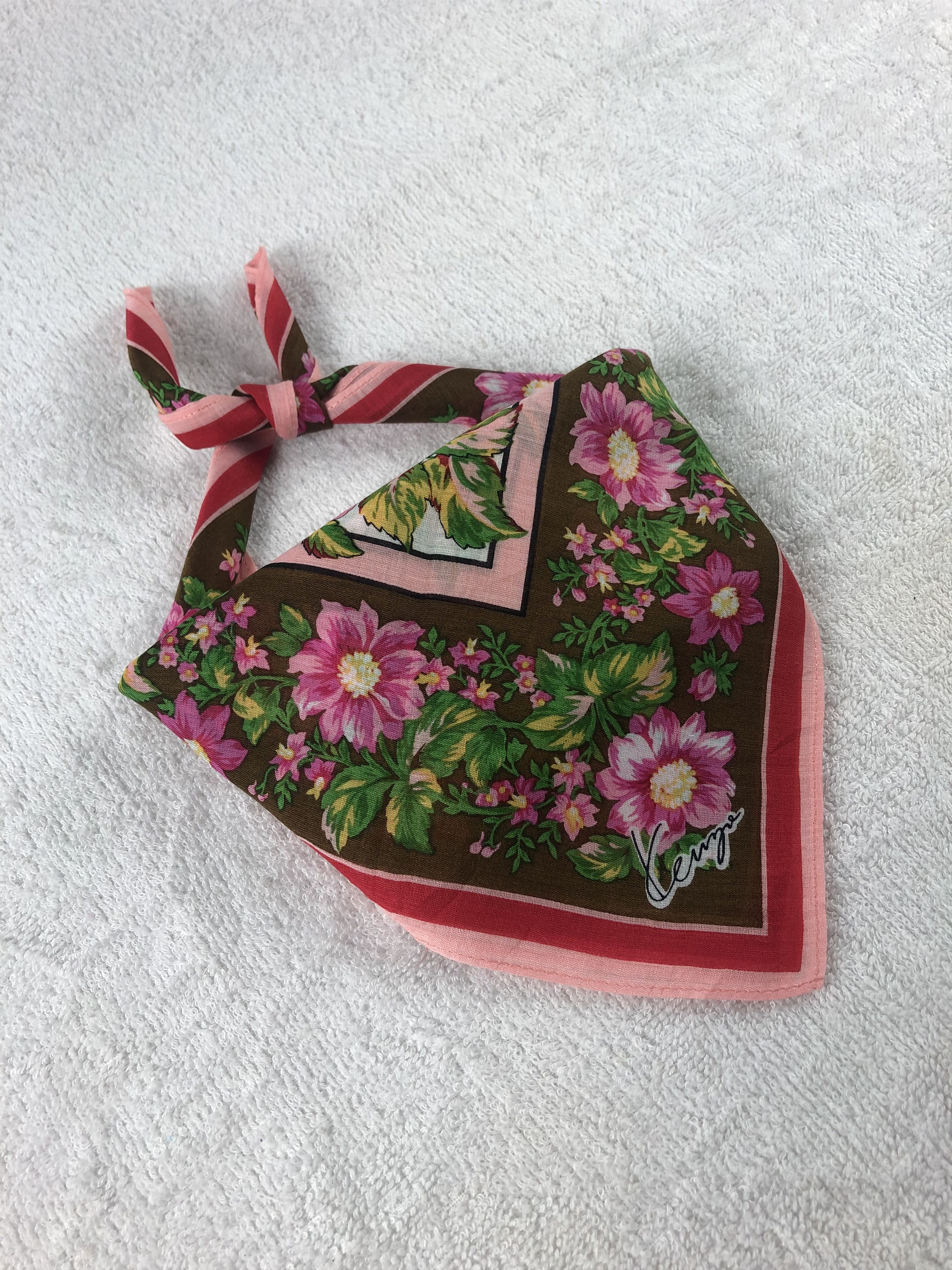 Kenzo × Vintage Kenzo Handkerchief / Bandana / Neckerchief Size ONE SIZE - 1 Thumbnail