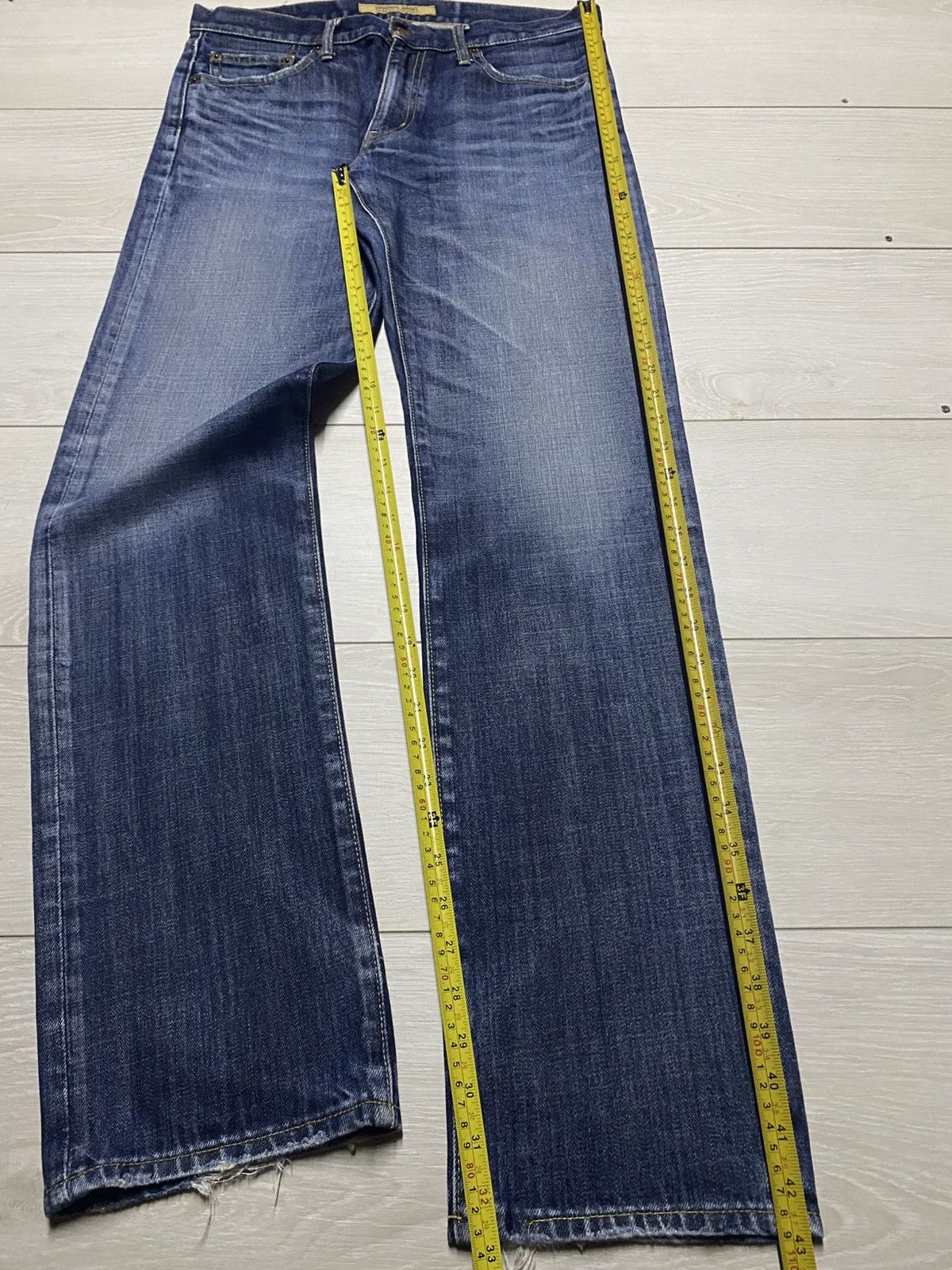 Uniqlo Vintage Japanese Brand Uniqlo Faded Wash Slim Skinny Jeans Size US 33 - 13 Thumbnail