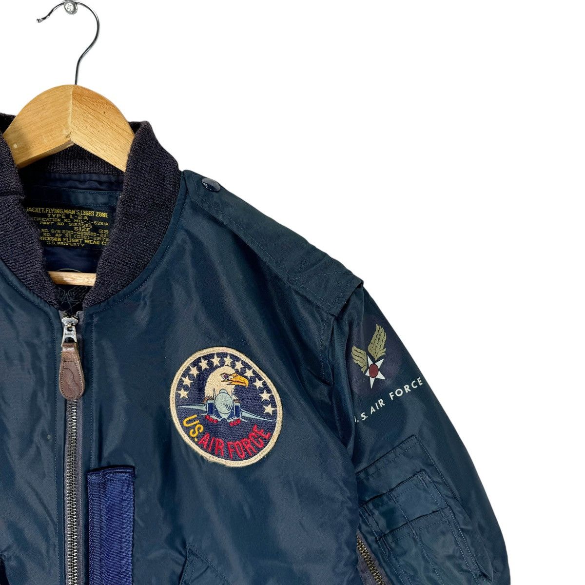 Buzz Rickson's 🔥BUZZ RICKSONS TYPE L 2A BOMBER USAF WEAR JACKET Size US M / EU 48-50 / 2 - 3 Thumbnail