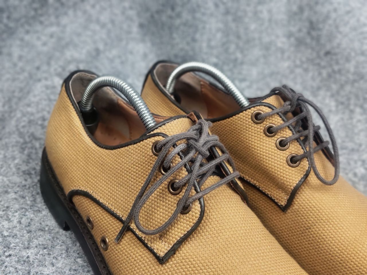 YMC You Must Create Design YMS Lace-up Canvas derby Brogue Shoes Size US 9 / EU 42 - 14 Thumbnail