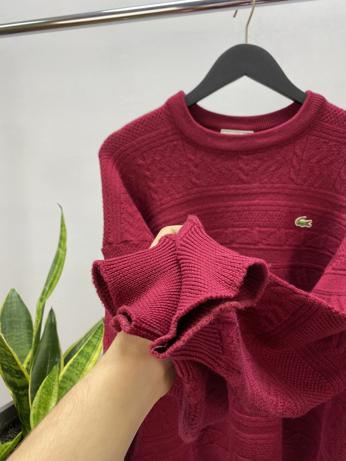 Lacoste × Vintage Chemise Lacoste Vintage Men’s Rare Wool Sweater Size US XL / EU 56 / 4 - 15 Thumbnail