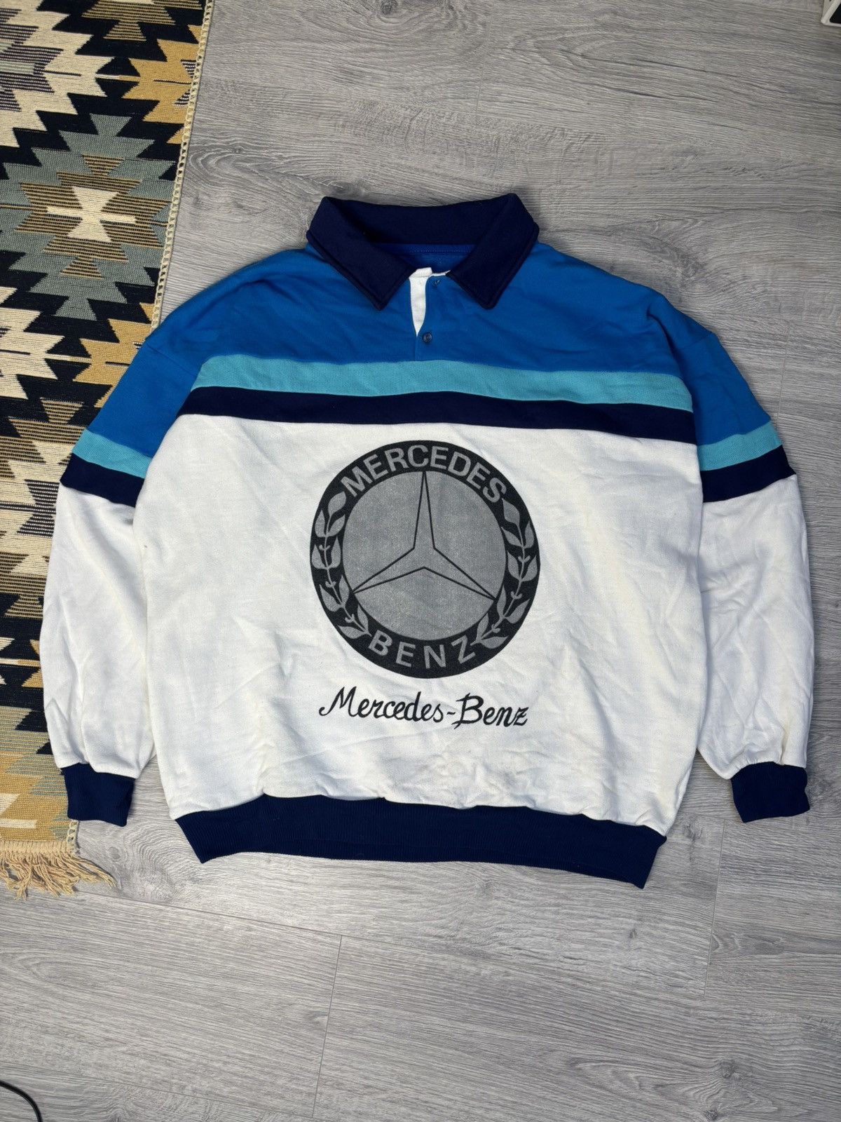 Mercedes-Benz Mercedes - Benz very rare 70s-80s sweatshirt Size US XL / EU 56 / 4 - 17 Thumbnail