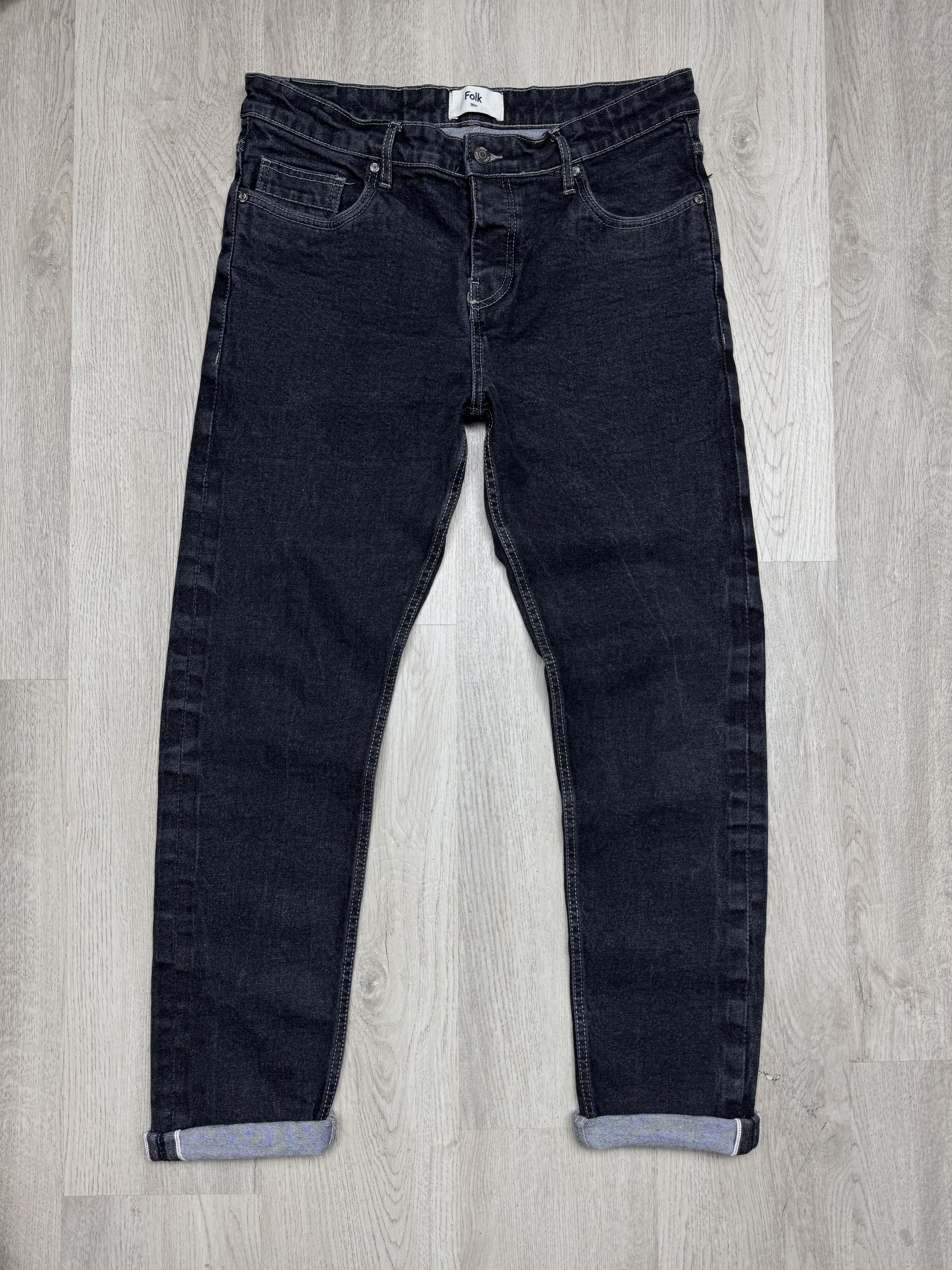 Folk Folk Mens Salvage Denim Pants Jeans Size US 38 / EU 54 - 1 Thumbnail