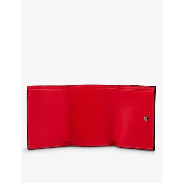 Christian Louboutin o1bcso1str0825 Size:OS/ Patent Leather Wallet in Black Size ONE SIZE - 4 Thumbnail