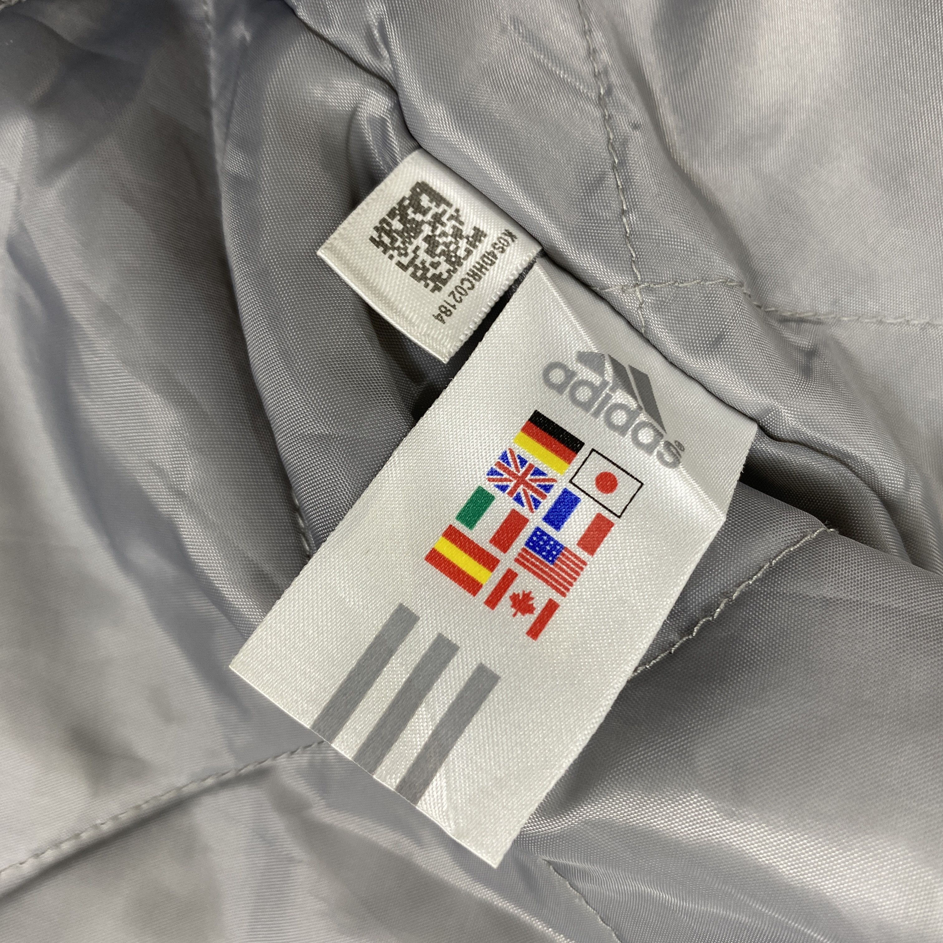 Adidas Vintage Adidas Big Logo Puffer Long Jacket- J358 Size US S / EU 44-46 / 1 - 4 Thumbnail
