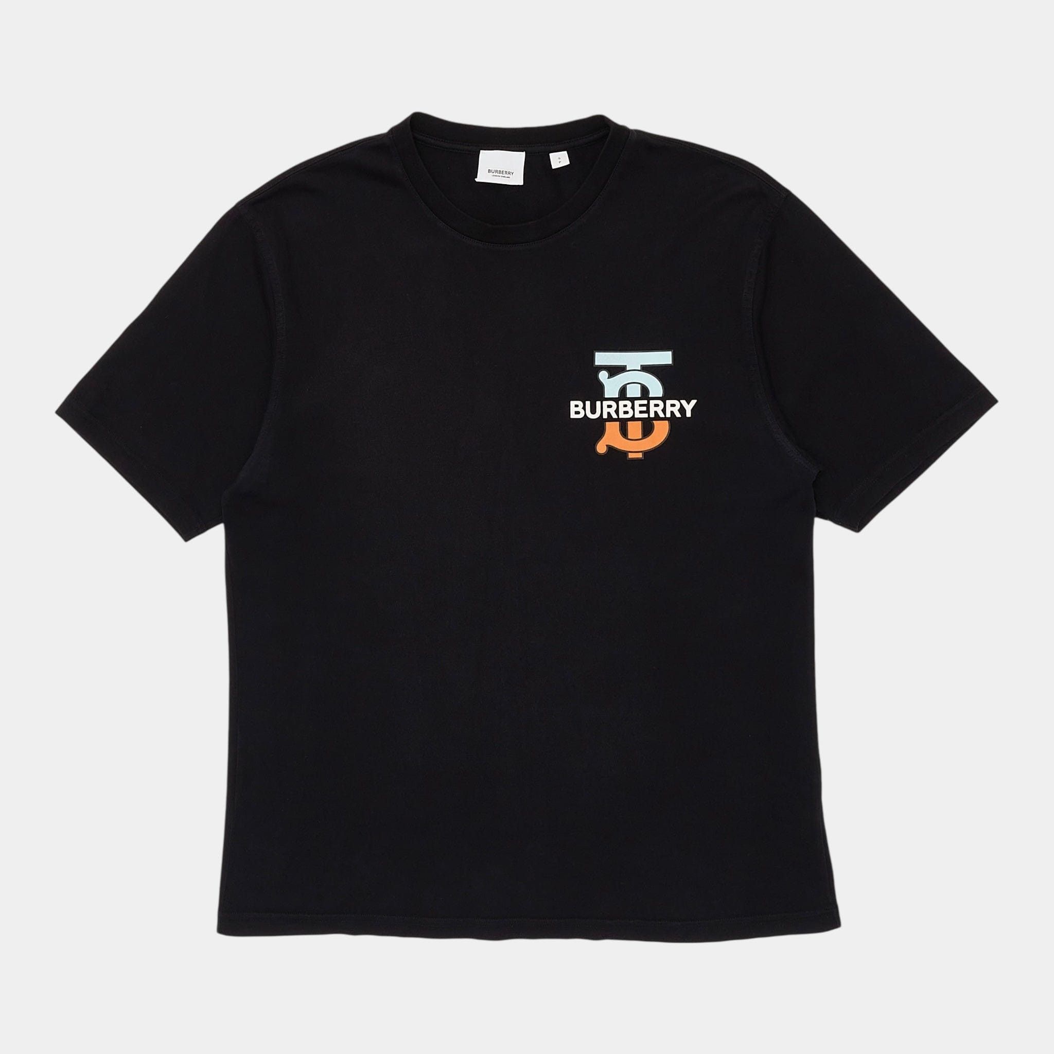 TB Logo Short Sleeve Tee Shirt Black Multi