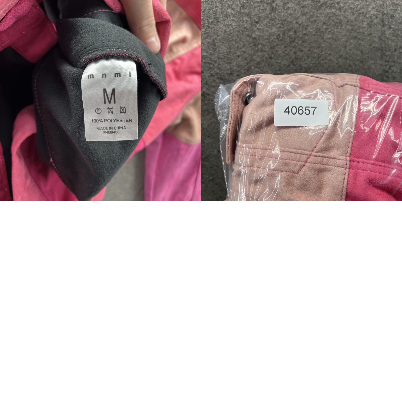 MNML mnml Jacket Women M Pink Colorblock Suede Bomber Snap Lined Streetwear Size M / US 6-8 / IT 42-44 - 8 Thumbnail