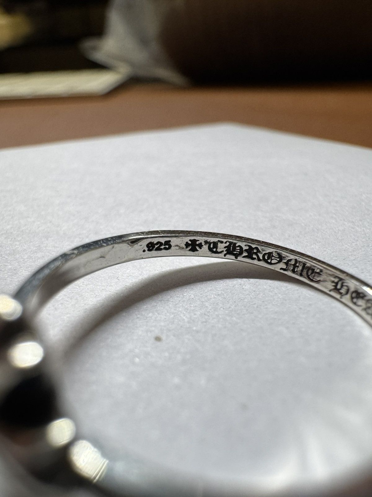 Chrome Hearts Brand New Chrome Hearts Bubblegum Ring CH Plus Size ONE SIZE - 12 Thumbnail