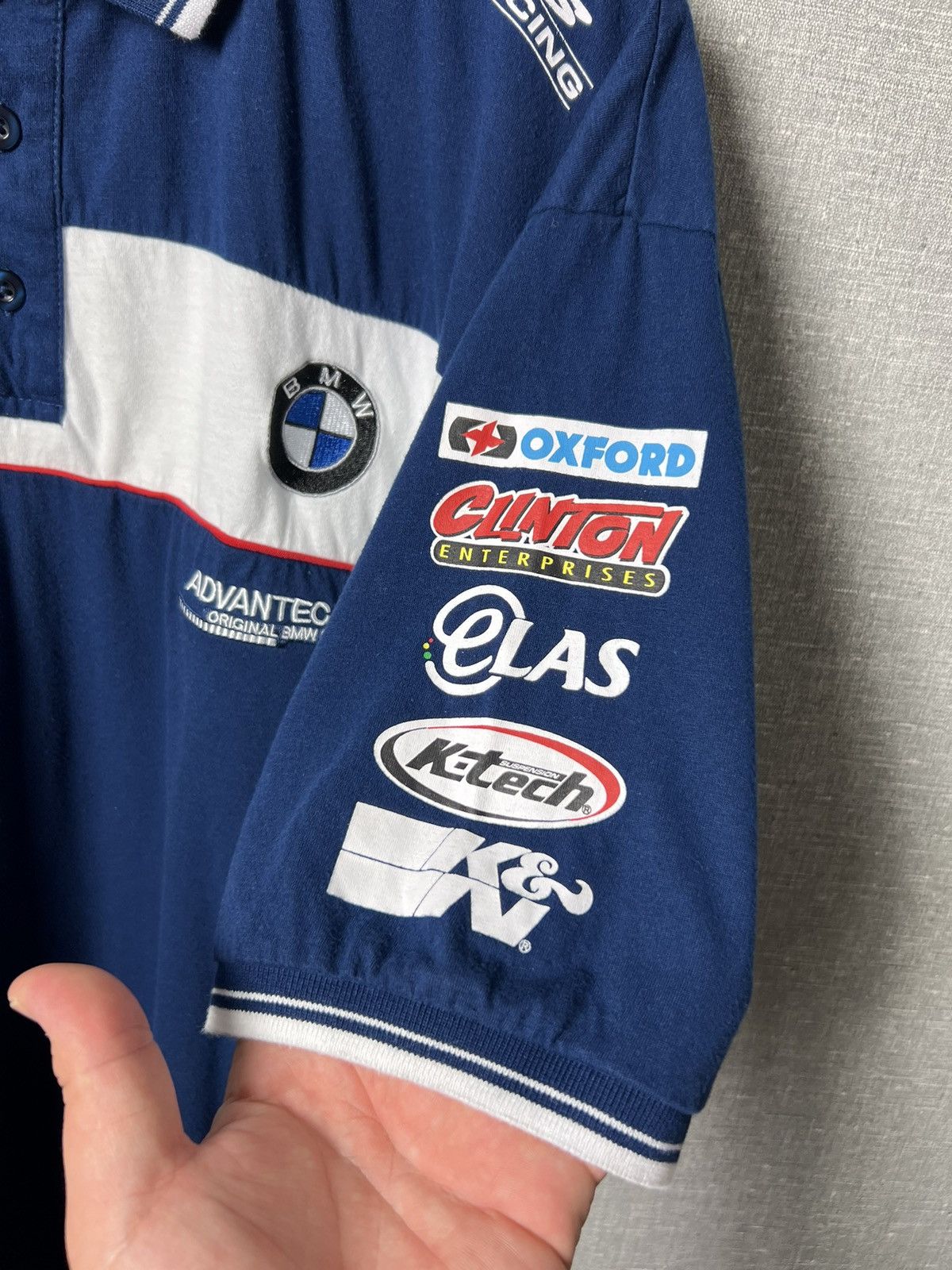 BMW Rare Vintage Racing BMW Tyco T-Shirt Polo Formula Uno Size US XXL / EU 58 / 5 - 6 Thumbnail