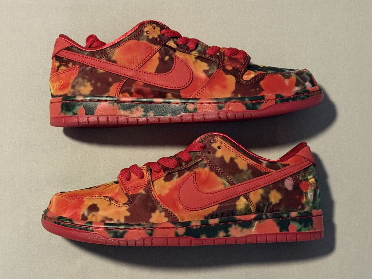 Nike SB Nike SB Dunk Low Pro Wizard Of Oz Poppy Field Brand New DS Size US 11 / EU 44 - 1 Thumbnail