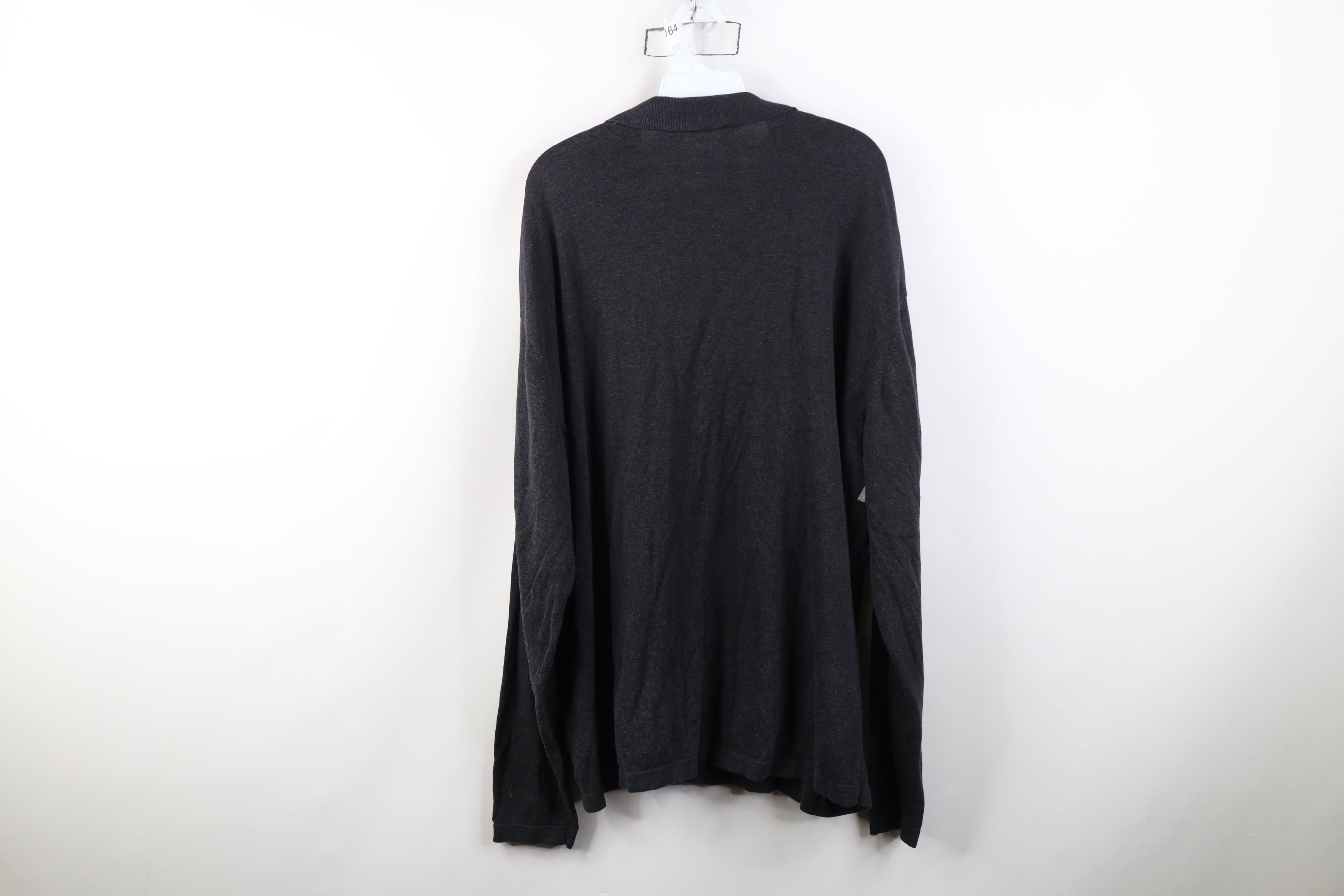 Vintage Vintage 90s Streetwear Block Panel Knit Collared Polo Shirt Size US XXL / EU 58 / 5 - 12 Thumbnail