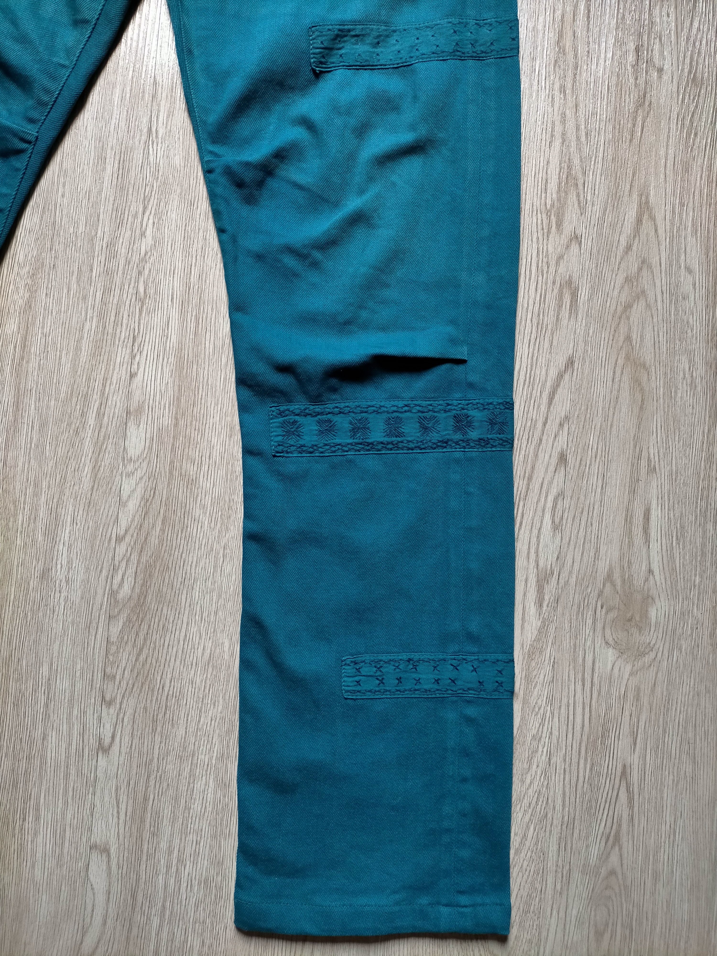 Issey Miyake × Tsumori Chisato × mercibeaucoup Tsumori Chisato Issey Miyake Patchwork Denim Pants Size US 31 - 8 Thumbnail