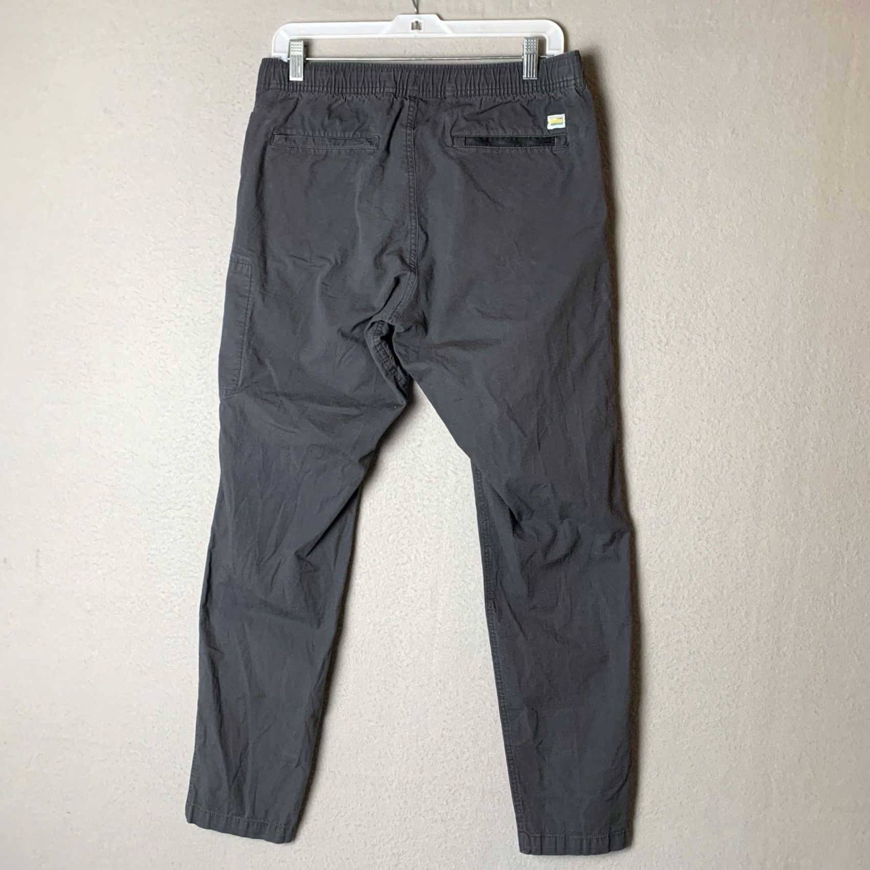 Vuori Vuori Pants Mens 32x31 Gray Ripstop Climber Jogger Hiking Drawstring V412 Size US 32 / EU 48 - 2 Thumbnail