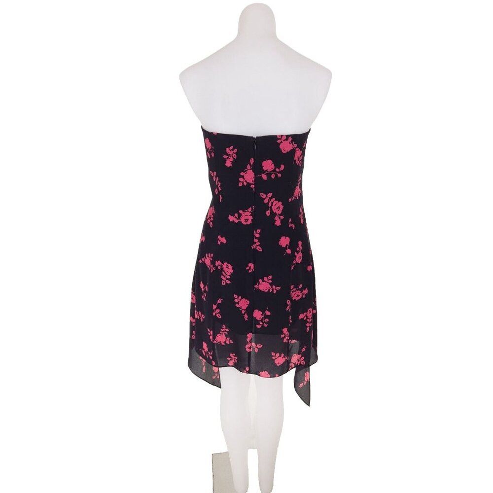 Versus Versace Versus Versace Strapless Floral-print Silk-crepe Mini Dress Size L / US 10 / IT 46 - 8 Thumbnail