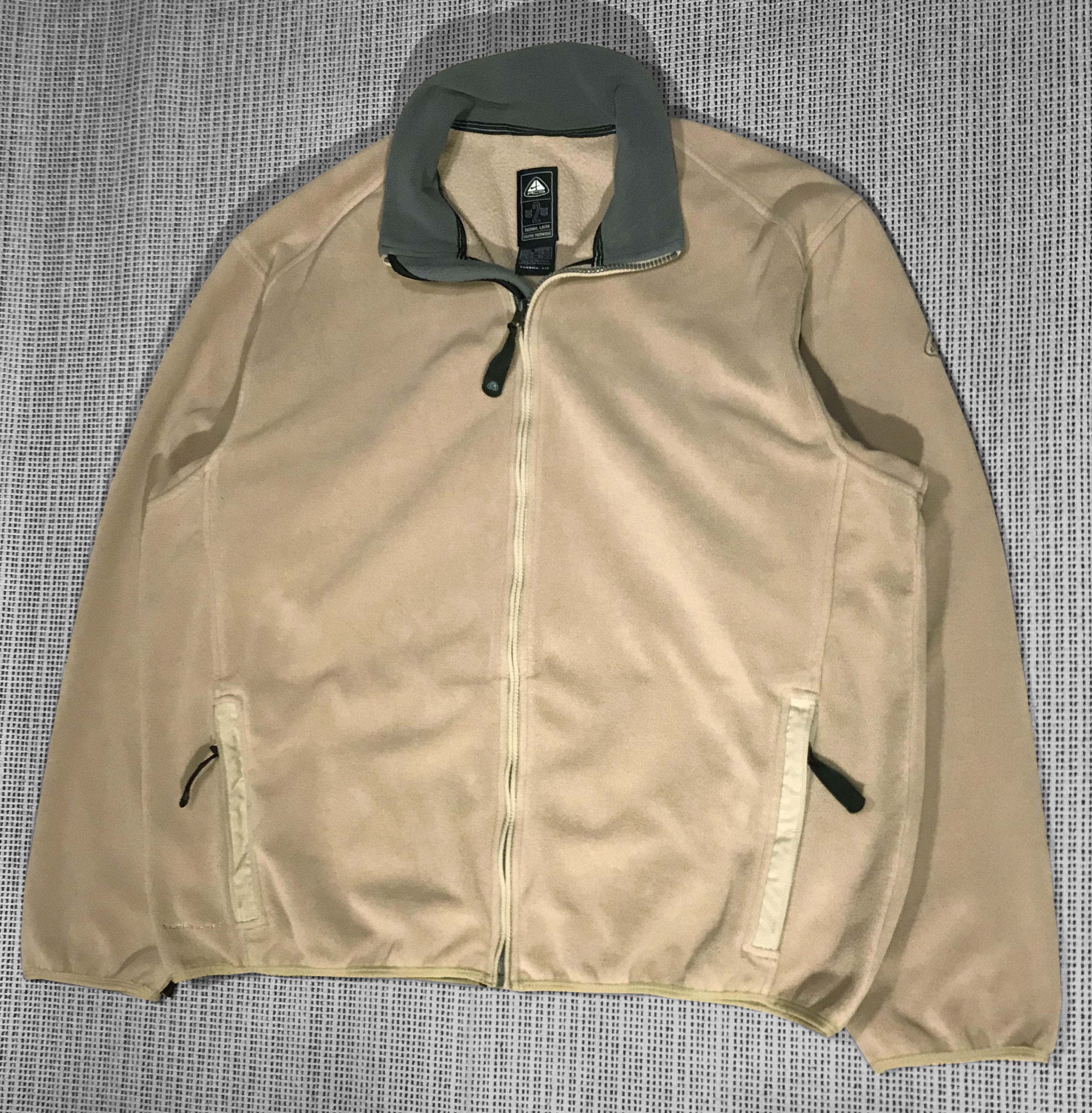 image of Fleece Jacket Nike Acg 2 Beige/grey (Xl) in Beige/Brown, Men's