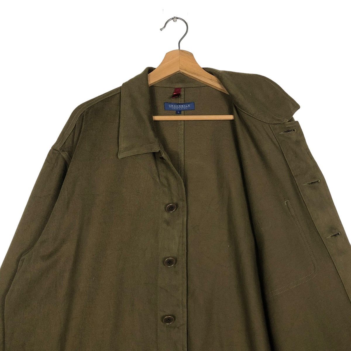 Japanese Brand × Vintage 🔥VINTAGE CHORE WORK JACKET CROCODILE POCKET ISSEY MIYAKE Size US L / EU 52-54 / 3 - 14 Thumbnail