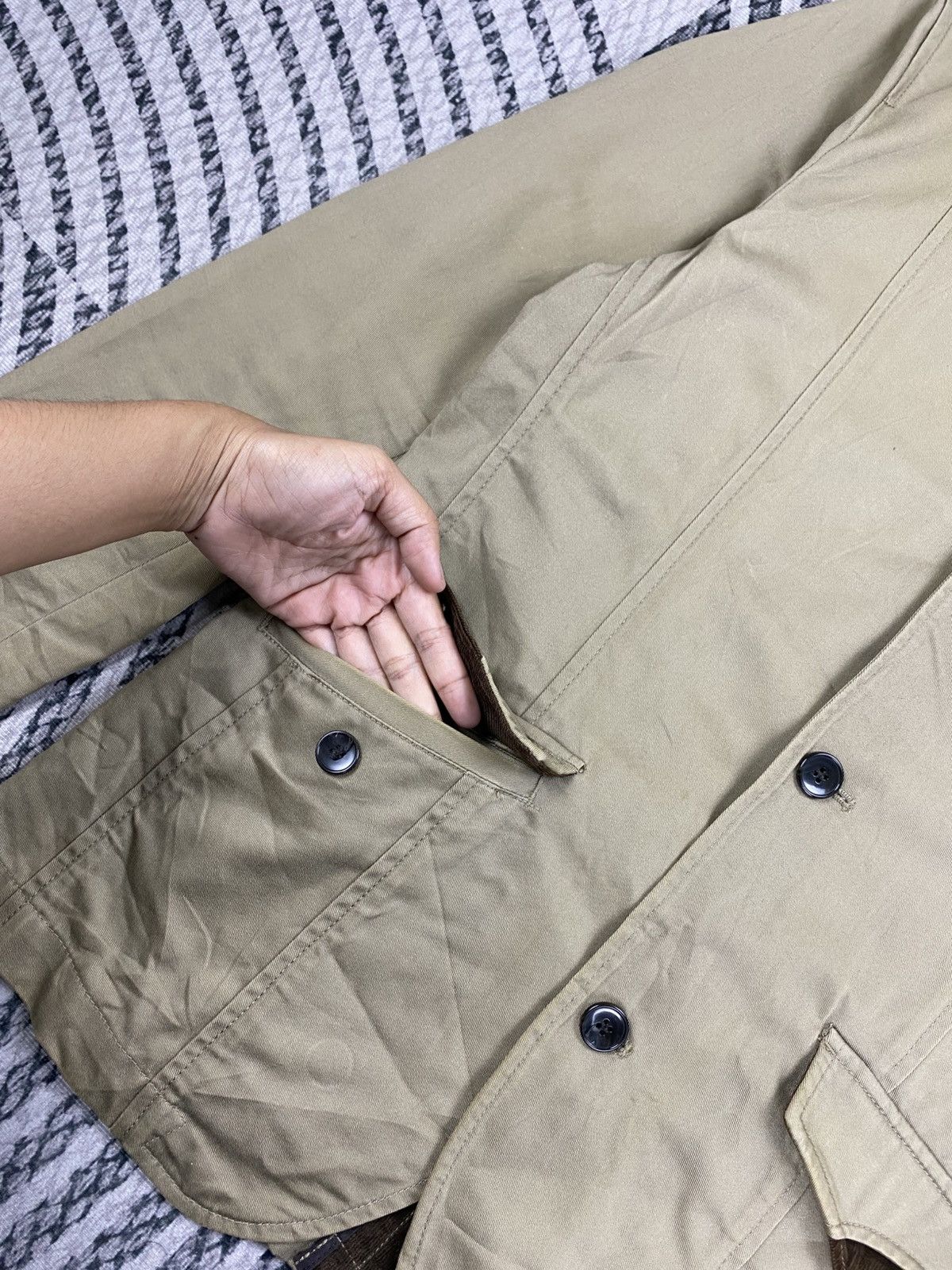 Katharine Hamnett London Vintage Hamnet Double Patch Pocket Jacket Size US M / EU 48-50 / 2 - 8 Thumbnail
