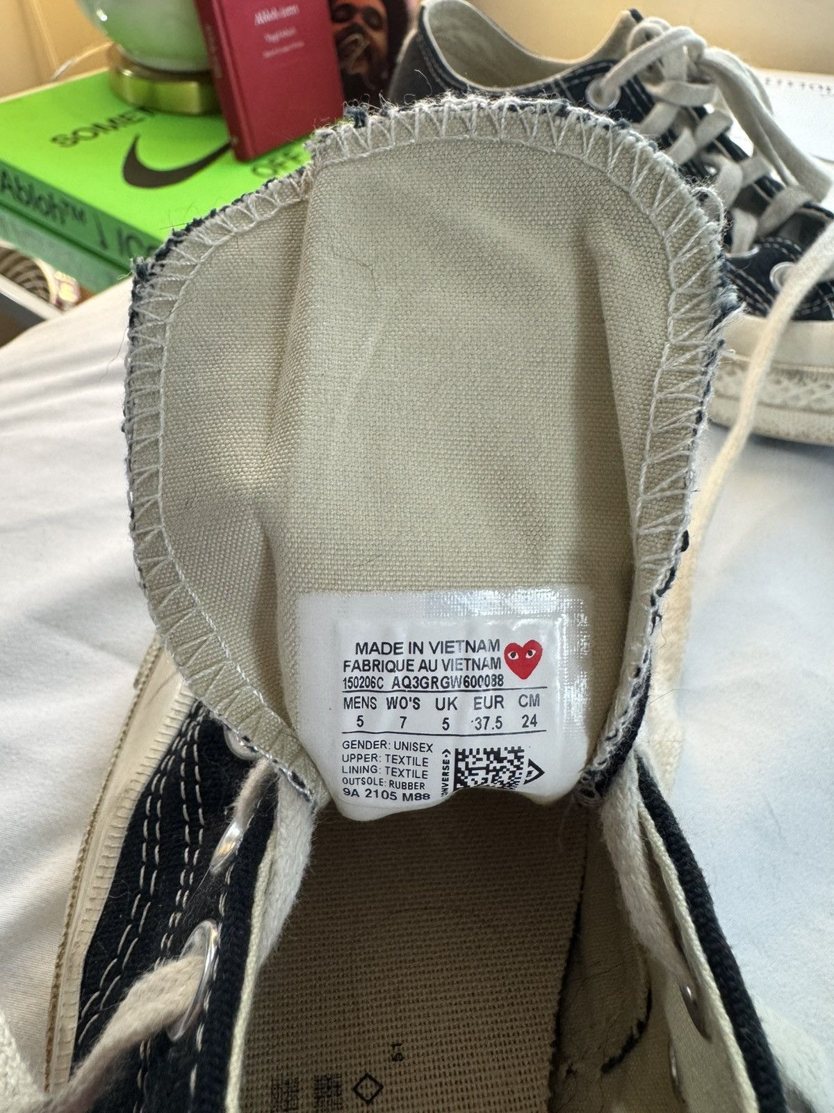 Comme des Garcons PLAY × Converse Heart Low Top Sneakers Size 7 Women’s Size US 7 / IT 37 - 8 Thumbnail