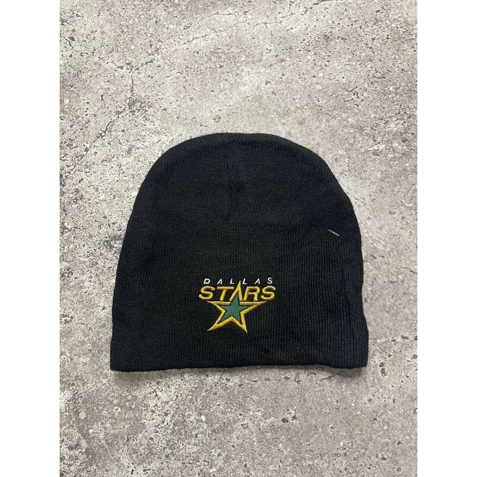 NHL × Vintage Vintage Dallas Stars Bud Light Black NHL Beanie Hat One Size Size ONE SIZE - 3 Thumbnail