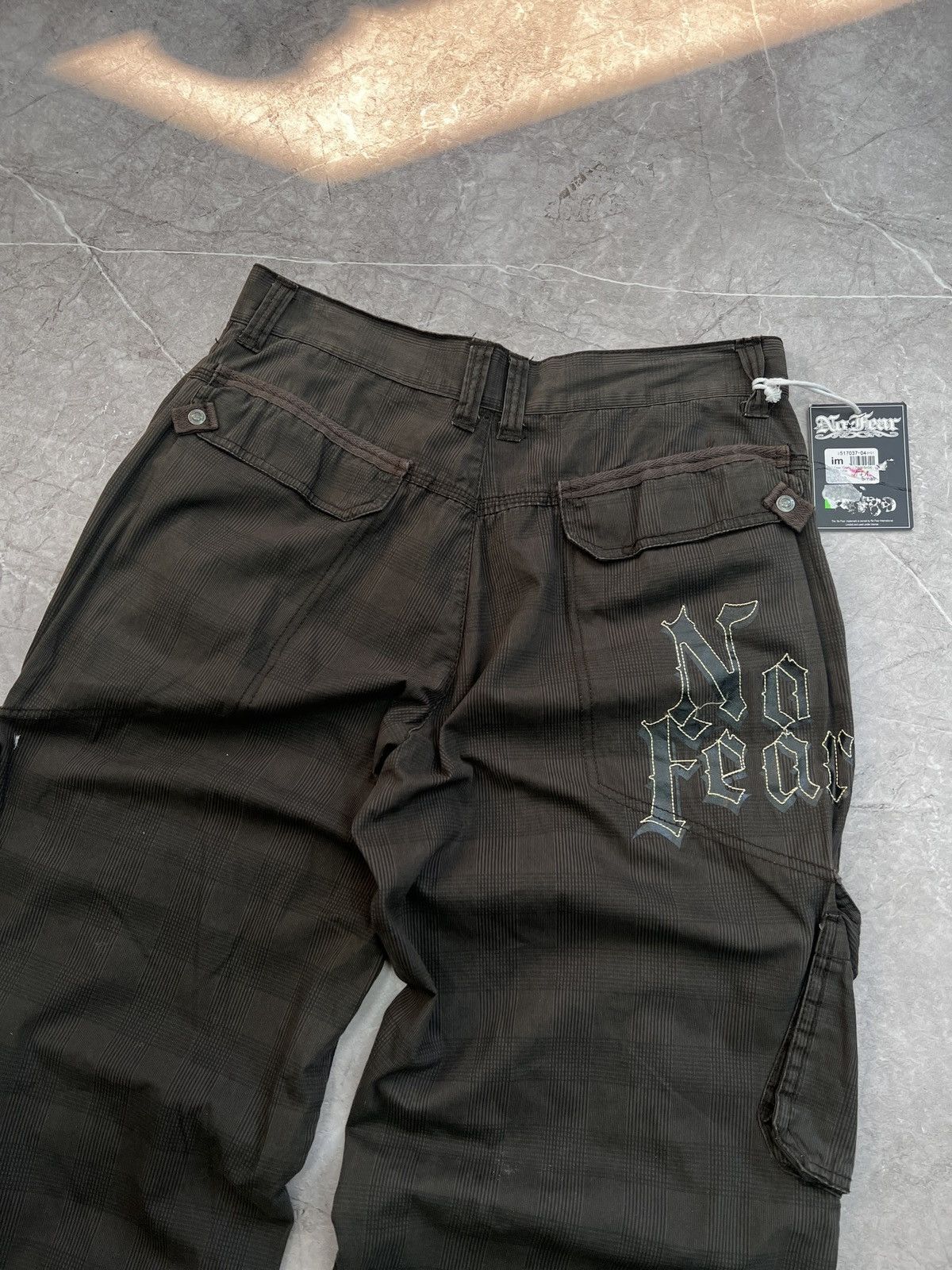 No Fear Vintage wide pants military No Fear cargo streetwear y2k Size US 31 - 12 Thumbnail