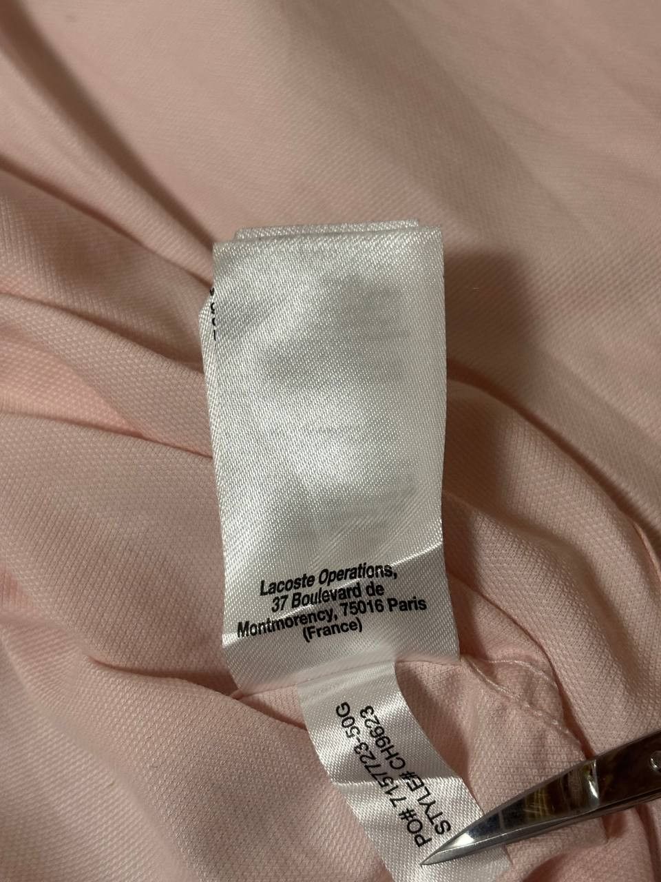 Lacoste Men's classic pink long-sleeved shirt Lacoste Size 46/XXL Size US XXL / EU 58 / 5 - 10 Thumbnail