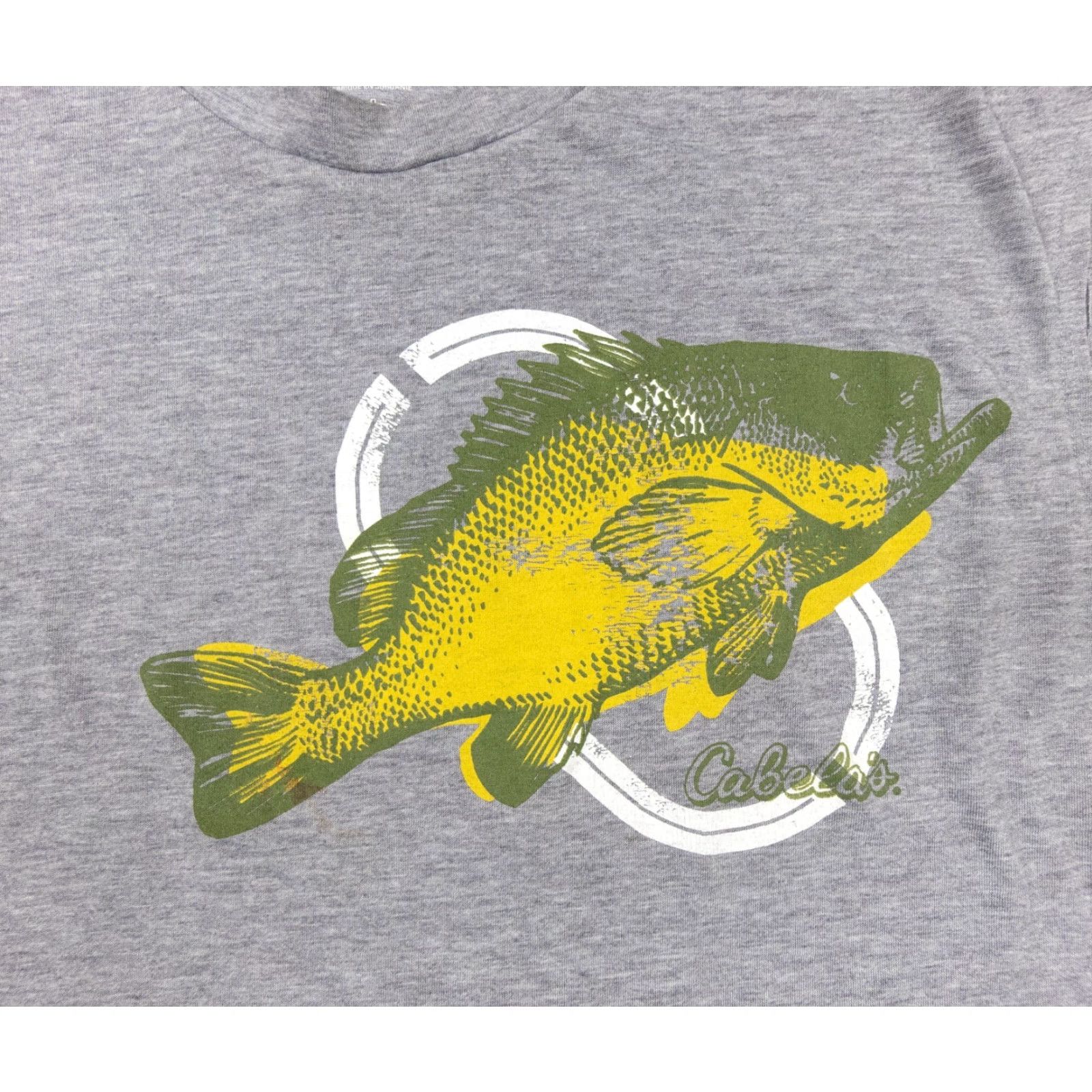 Vintage Cabela's Shirt Mens Large Gray Sleeveless Dri-Release Tee Fish Graphic Crew Neck Cotton All Seasons Men's T-Shirt Size US L / EU 52-54 / 3 - 2 Thumbnail