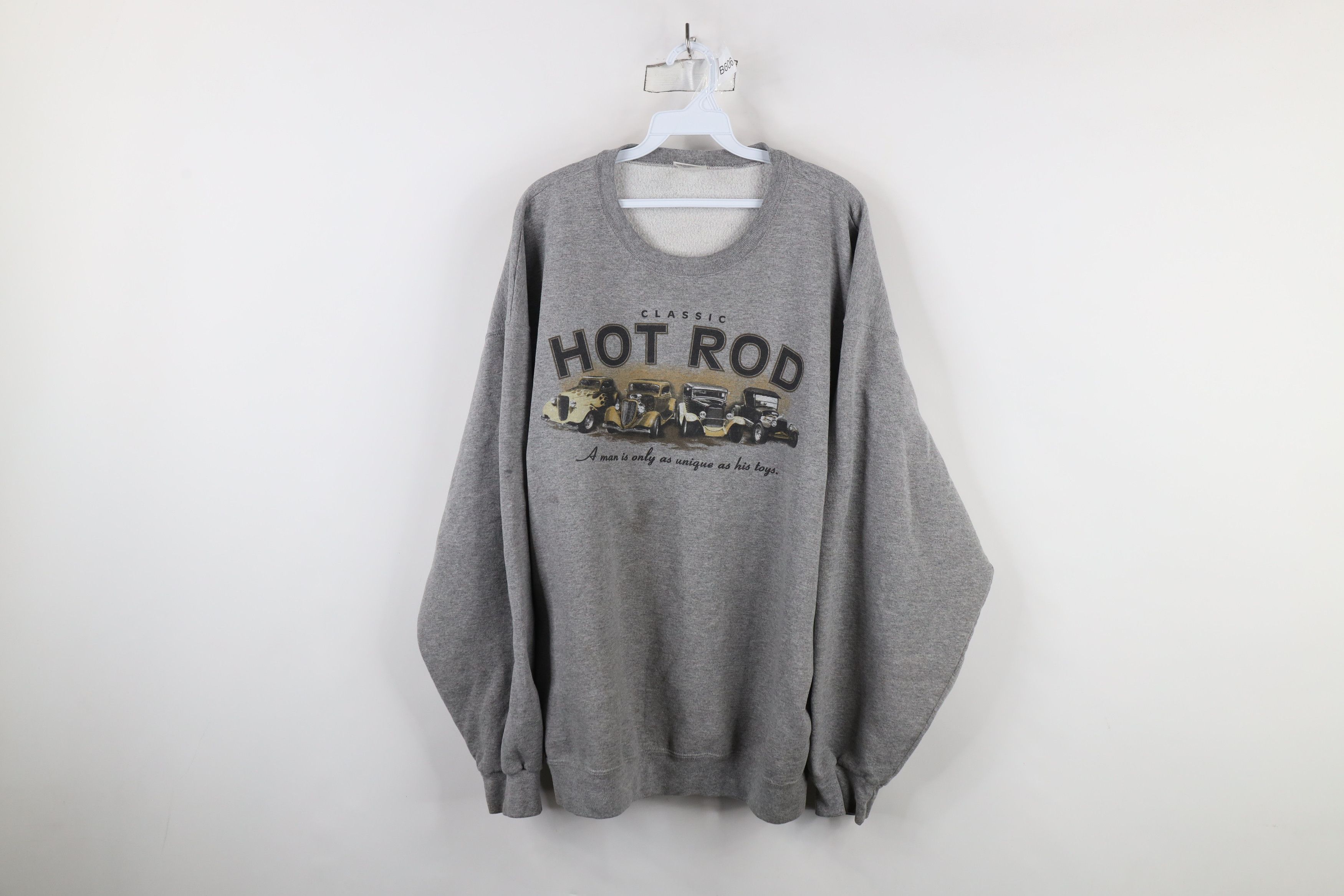 Vintage Vintage 90s Y2K Streetwear Classic Hot Rod Car Sweatshirt Size US XXL / EU 58 / 5 - 1 Thumbnail