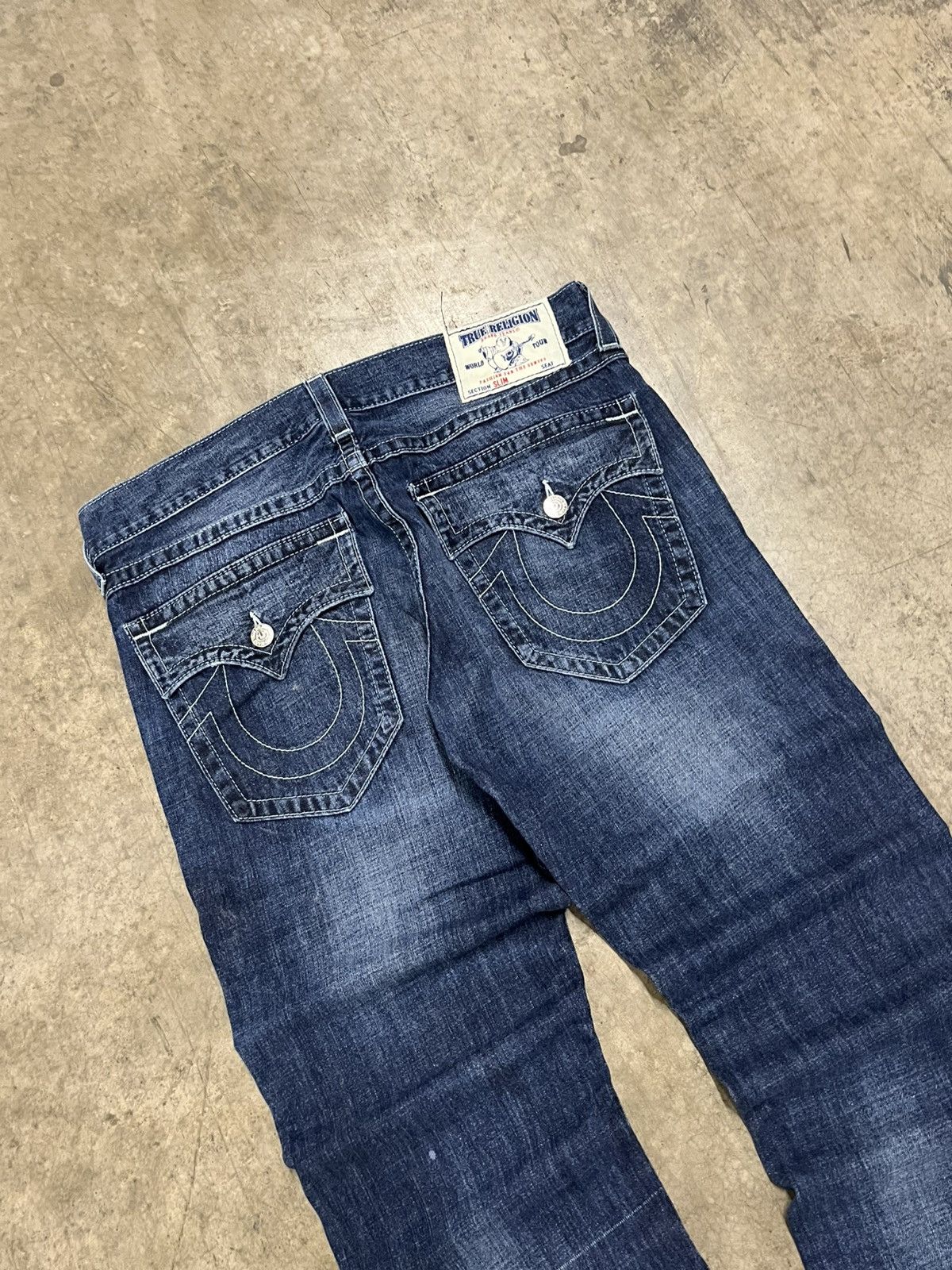 True Religion True religion baggy fit wide leg denim skater streetwear Size US 36 / EU 52 - 4 Thumbnail