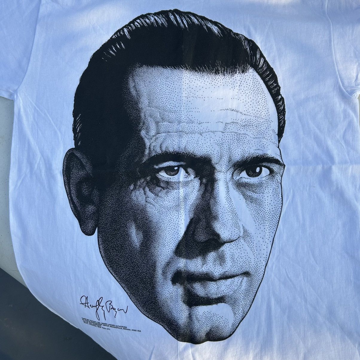Band Tees Vintage humphrey bogart 1994 shirt Size US L / EU 52-54 / 3 - 3 Thumbnail