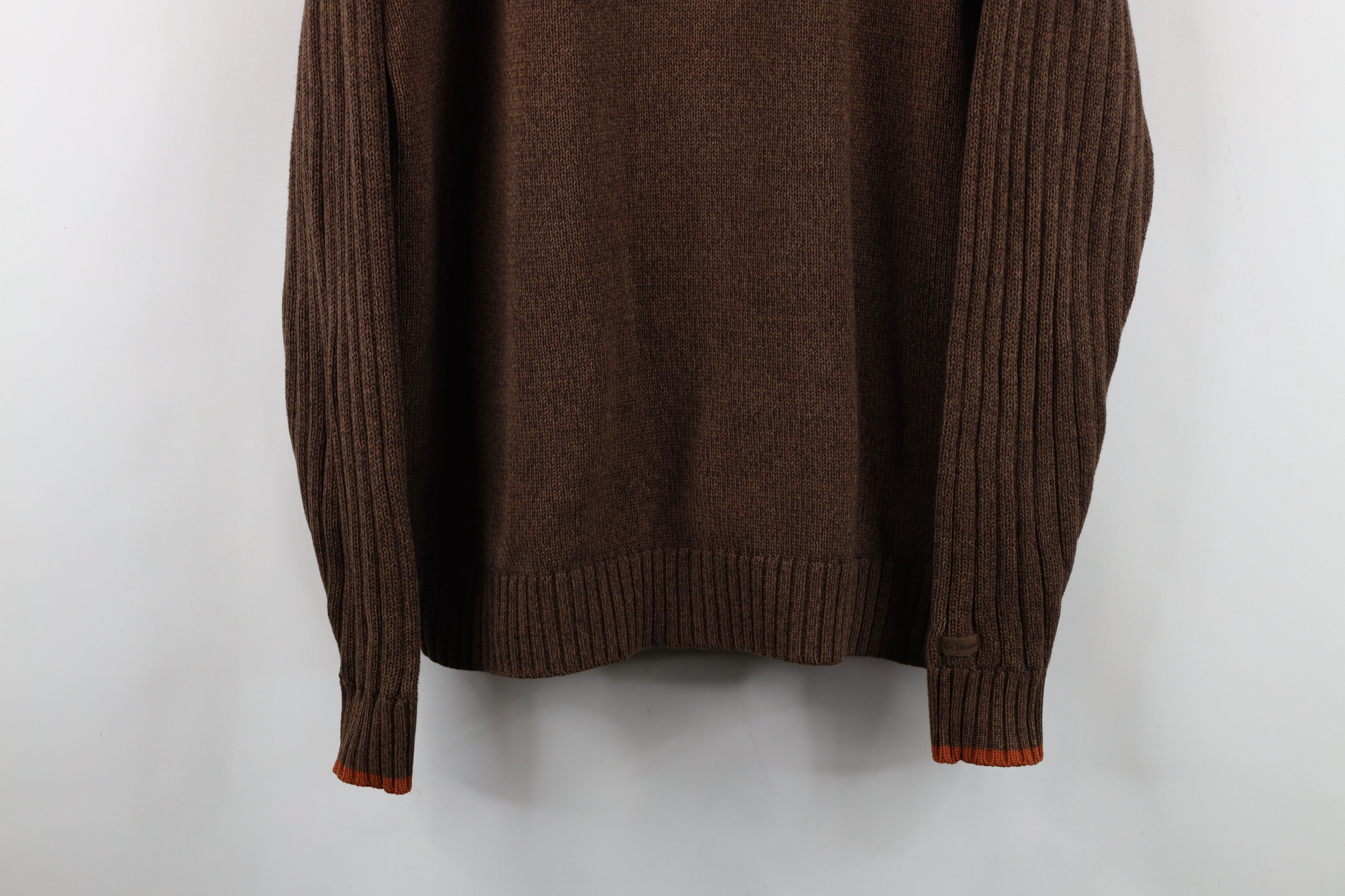 Columbia Vintage Columbia Ribbed Knit V-Neck Sweater Heather Brown Size US M / EU 48-50 / 2 - 3 Thumbnail
