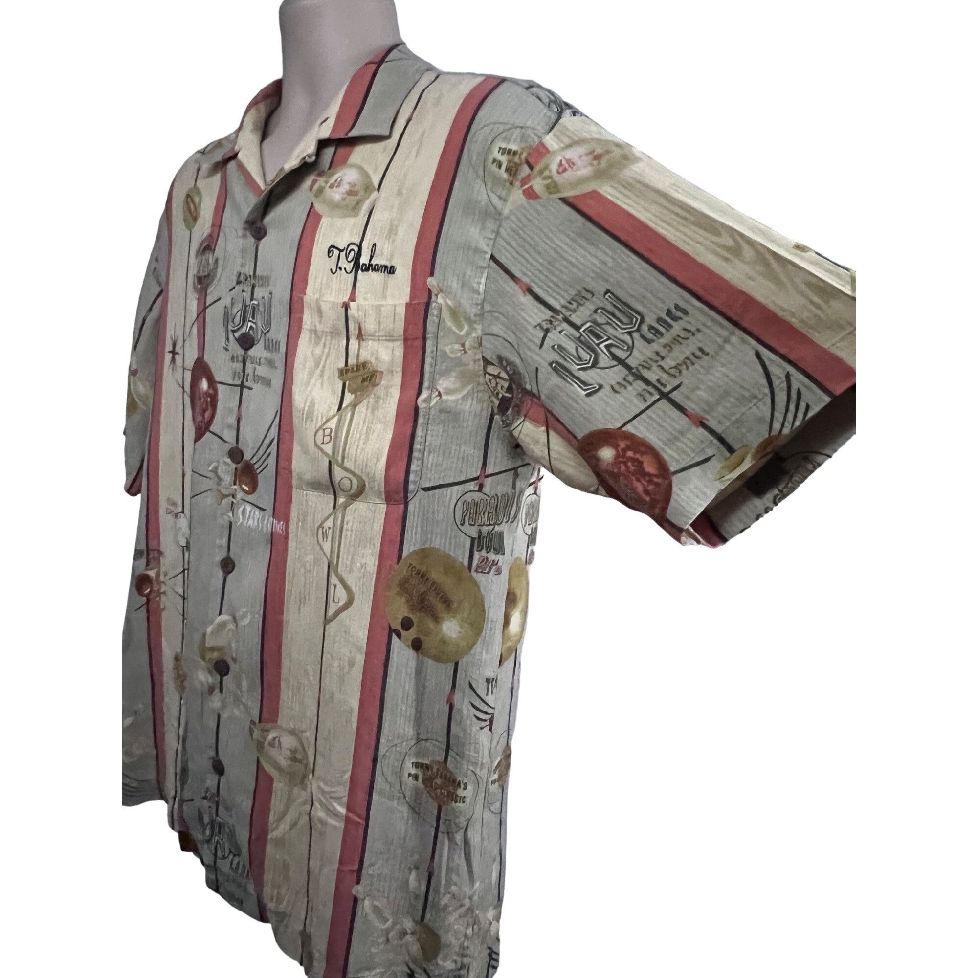 Tommy Bahama Tommy Bahama Retro Kitsche Silk Button Up Vintage Bowling Sh Size US M / EU 48-50 / 2 - 6 Thumbnail