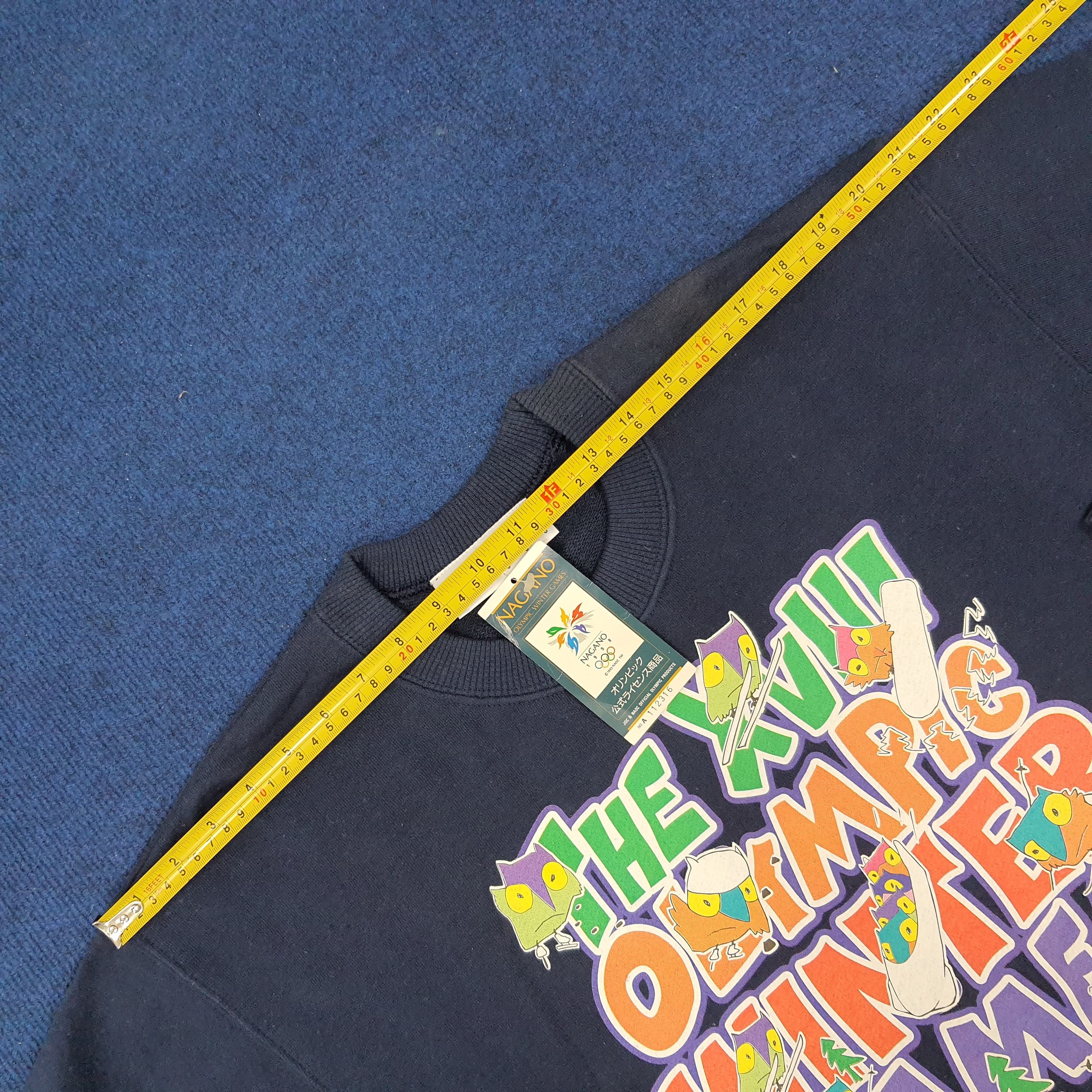 Japanese Brand × Vintage Vintage NAGANO 1998 Olympic Winter Game 90s Sweatshirt Size US M / EU 48-50 / 2 - 11 Thumbnail