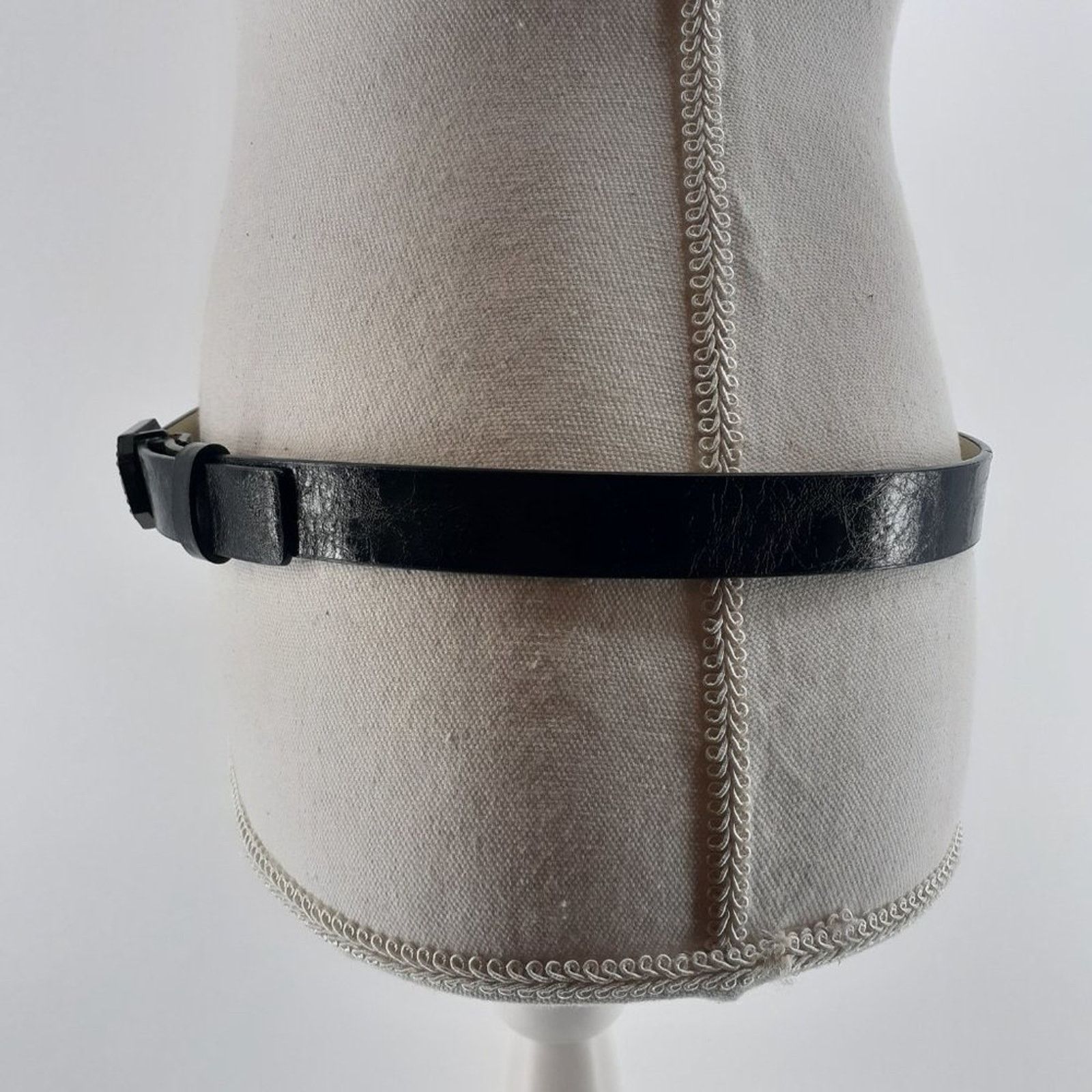 Other Women's Faux Leather black Large Rhinestone buckle Fashion Size ONE SIZE - 7 Thumbnail