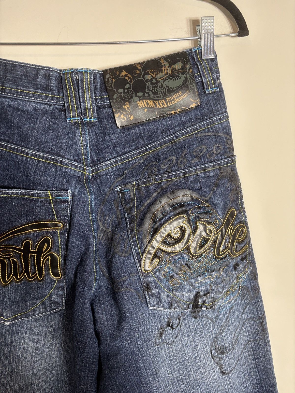 Southpole Vintage Southpole Jeans Baggy Skater Y2K 29” Size US 29 - 2 Thumbnail