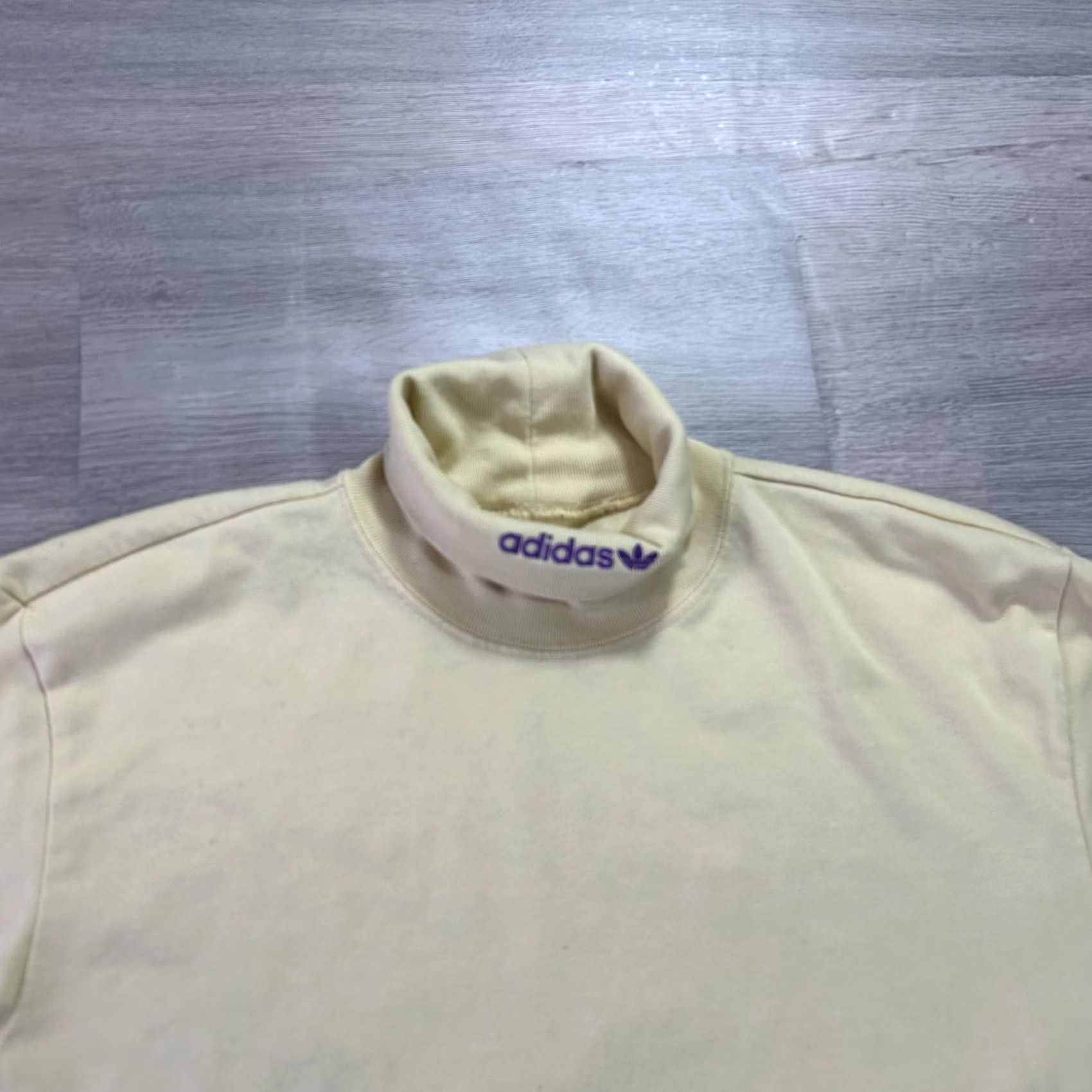 Adidas Adidas Skateboarding Shirt Mens Large White Long Sleeve Turtleneck Top DU8323 Size US L / EU 52-54 / 3 - 4 Thumbnail