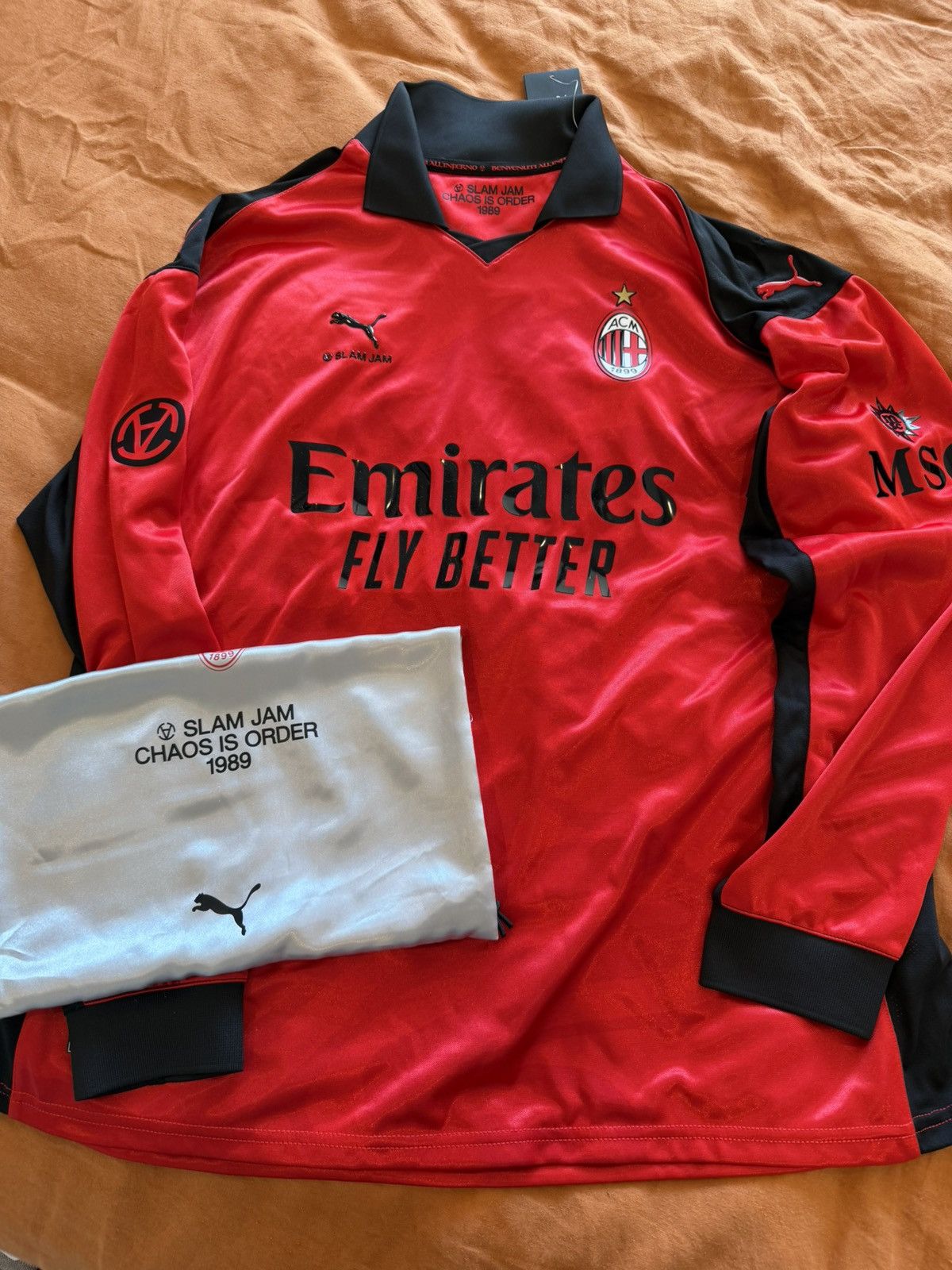 Other Slam Jam x AC Milan x Limited Edition Longsleeve Jersey For Size US M / EU 48-50 / 2 - 4 Thumbnail